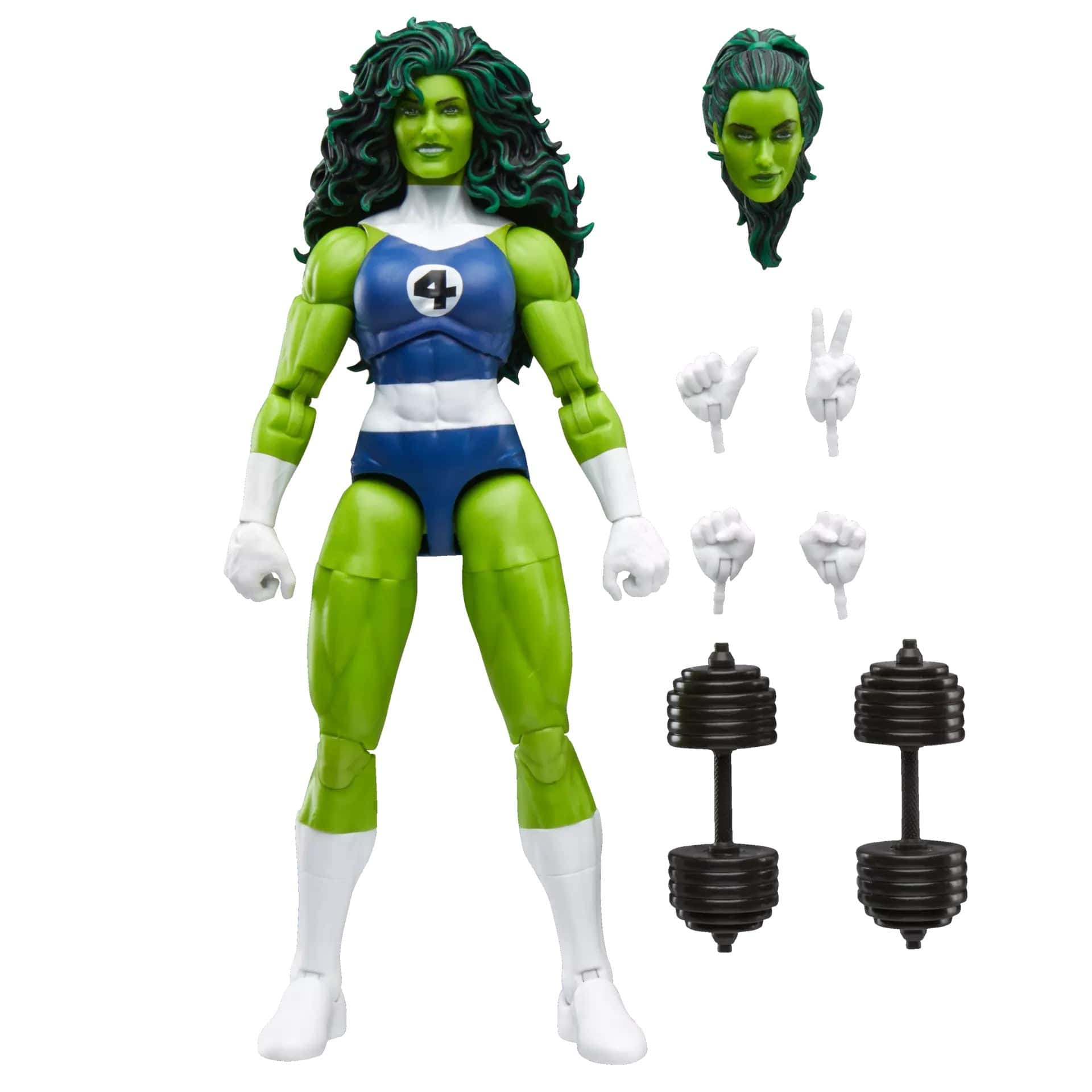 Hasbro Marvel Legends Series Fantastic Four Retro Collection She-Hulk Action Figure