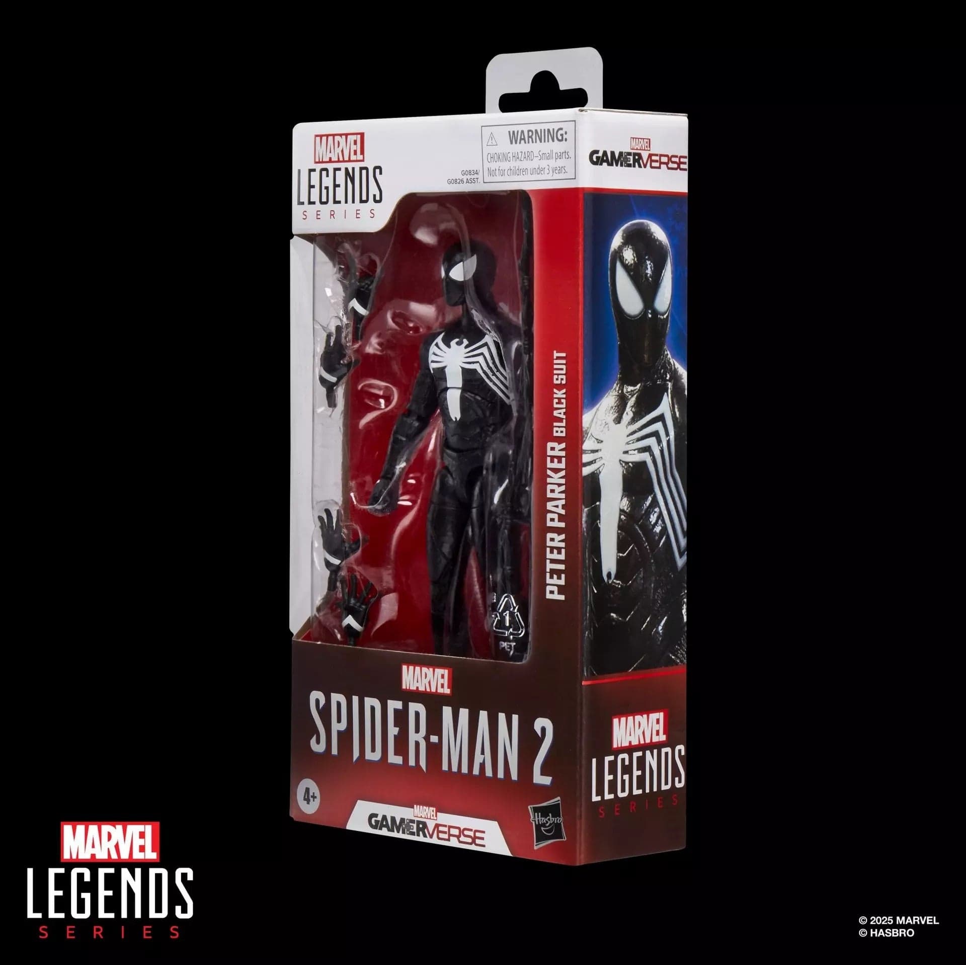 Hasbro Marvel Legends Series Gamerverse Peter Parker Black Suit Action Figure
