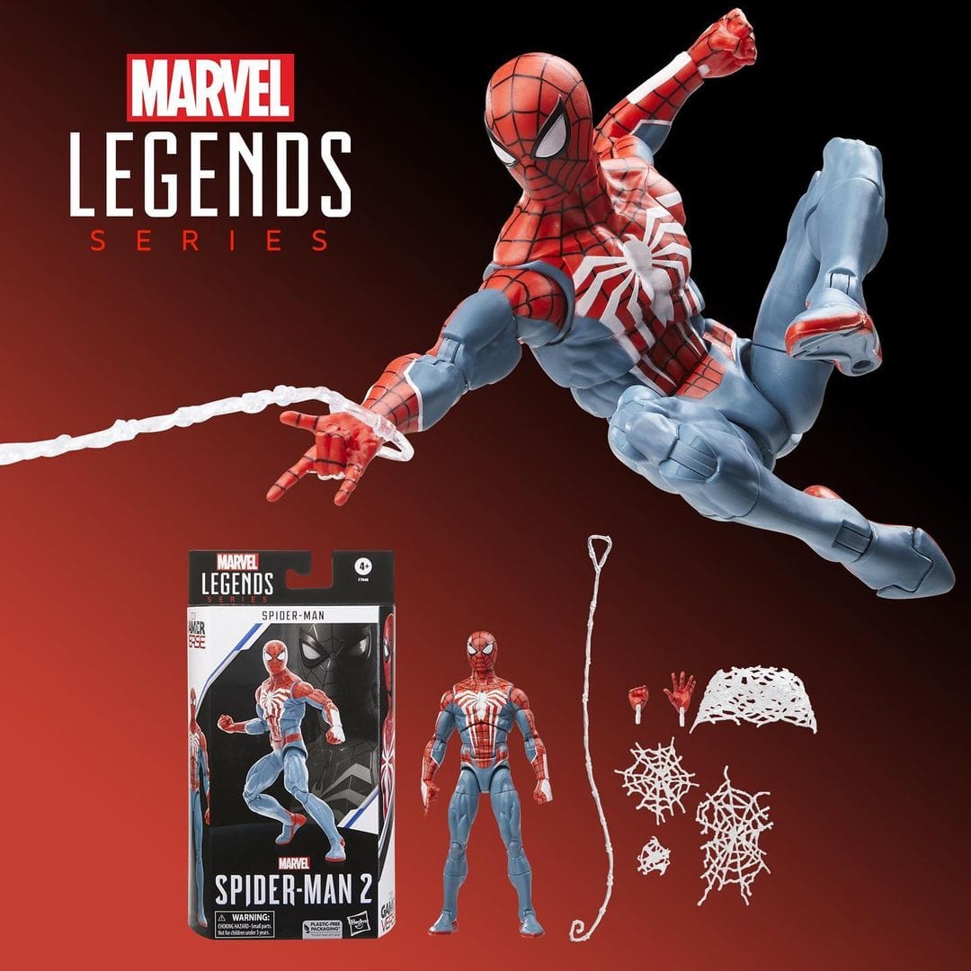 Hasbro Marvel Legends Series Gamerverse Spider-Man 2 Spider-Man Action Figure