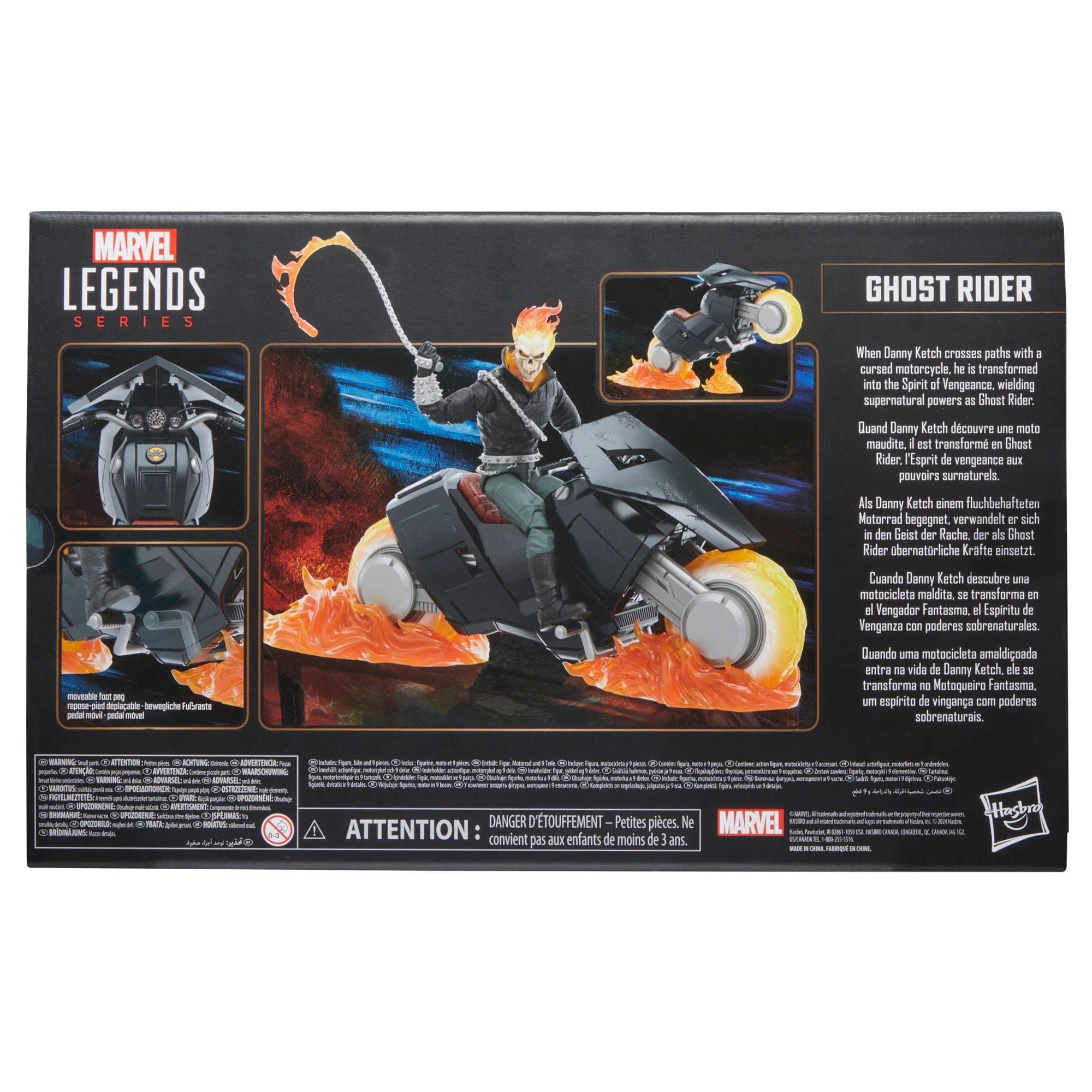 Hasbro Marvel Legends Series Ghost Rider (Danny Ketch) & Hellcycle Set