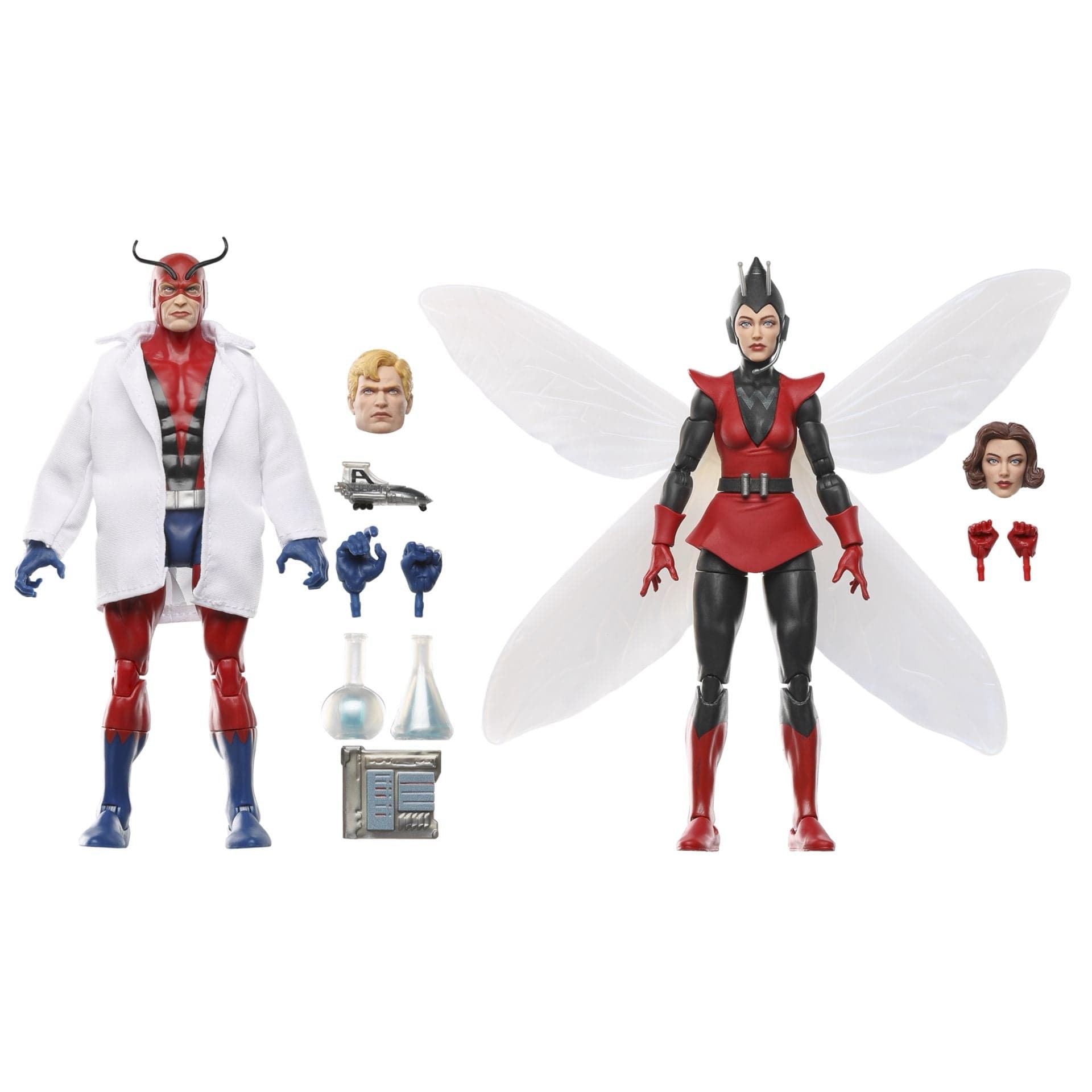 Hasbro Marvel Legends Series Hank Pym (Giant-Man) & Janet Van Dyne (Wasp) Action Figure 2-Pack