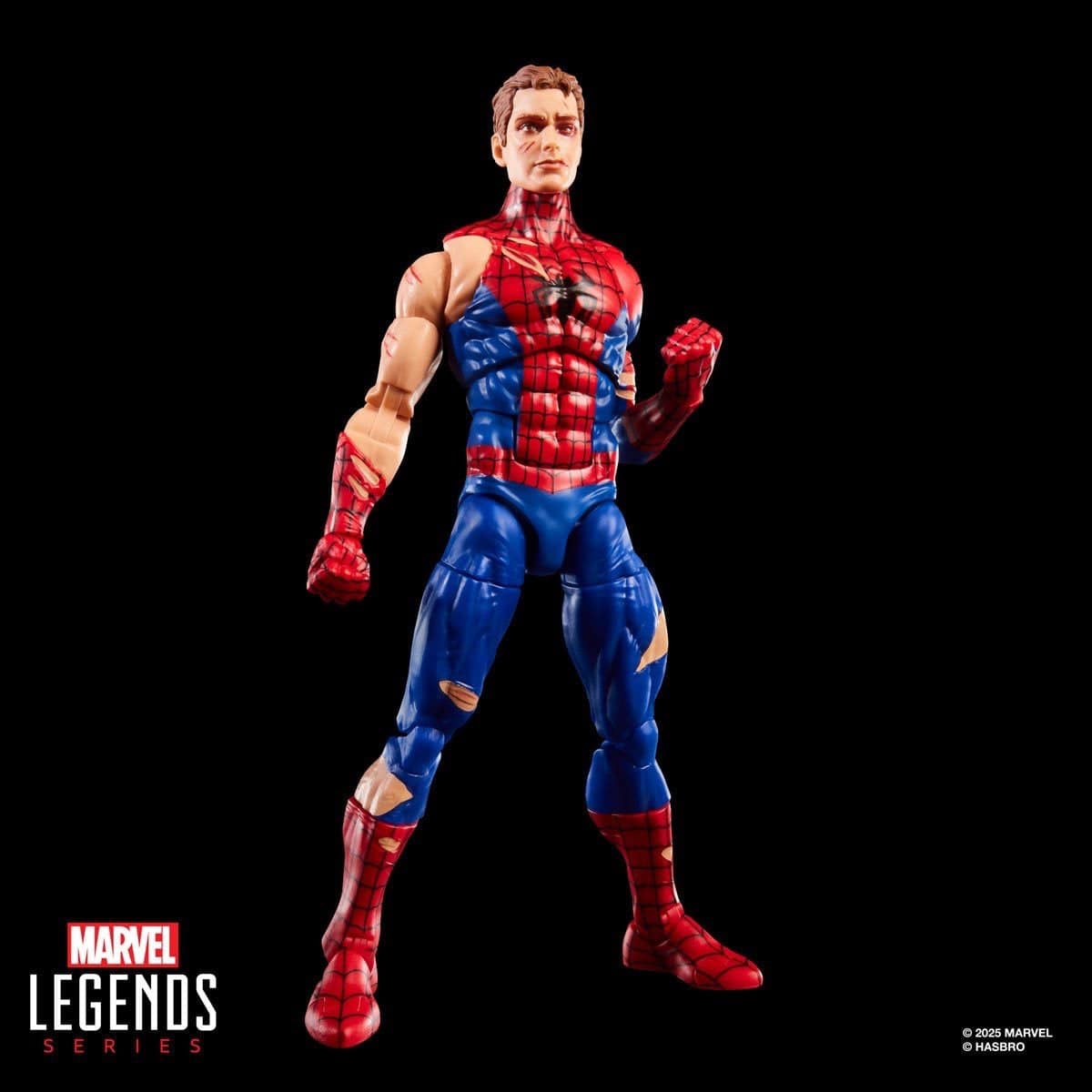 Hasbro Marvel Legends Series Magic: The Gathering Battle-Damaged Spider-Man Action Figure and Card