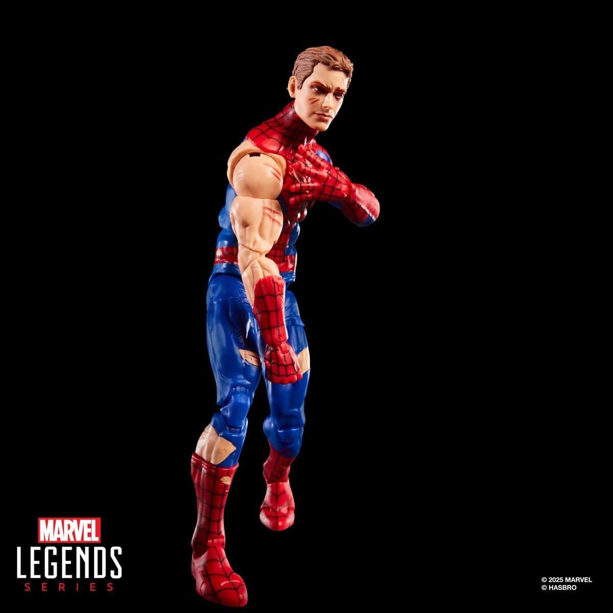 Hasbro Marvel Legends Series Magic: The Gathering Battle-Damaged Spider-Man Action Figure and Card