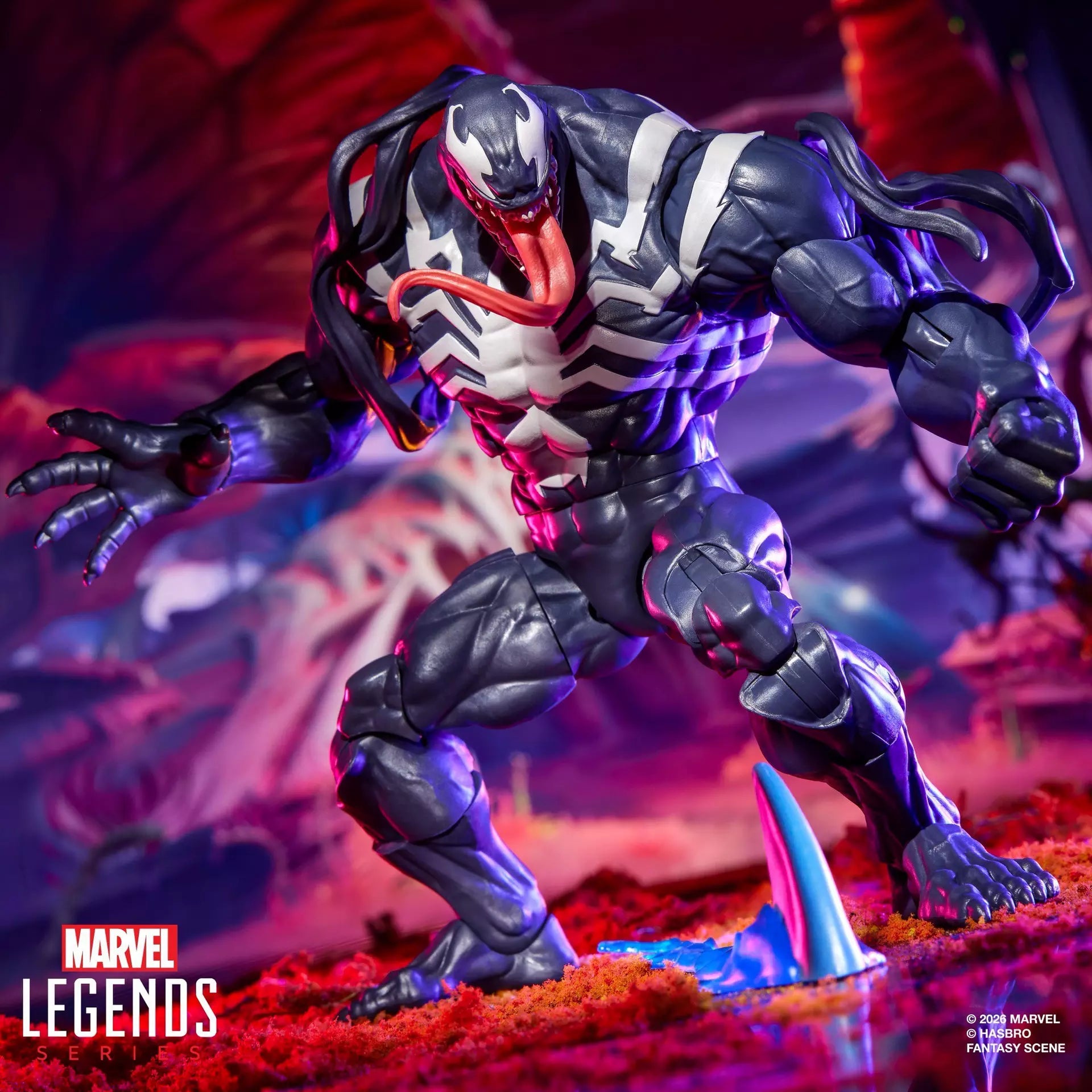 Hasbro Marvel Legends Series Marvel Rivals Venom and Jeff the Land Shark Action Figures