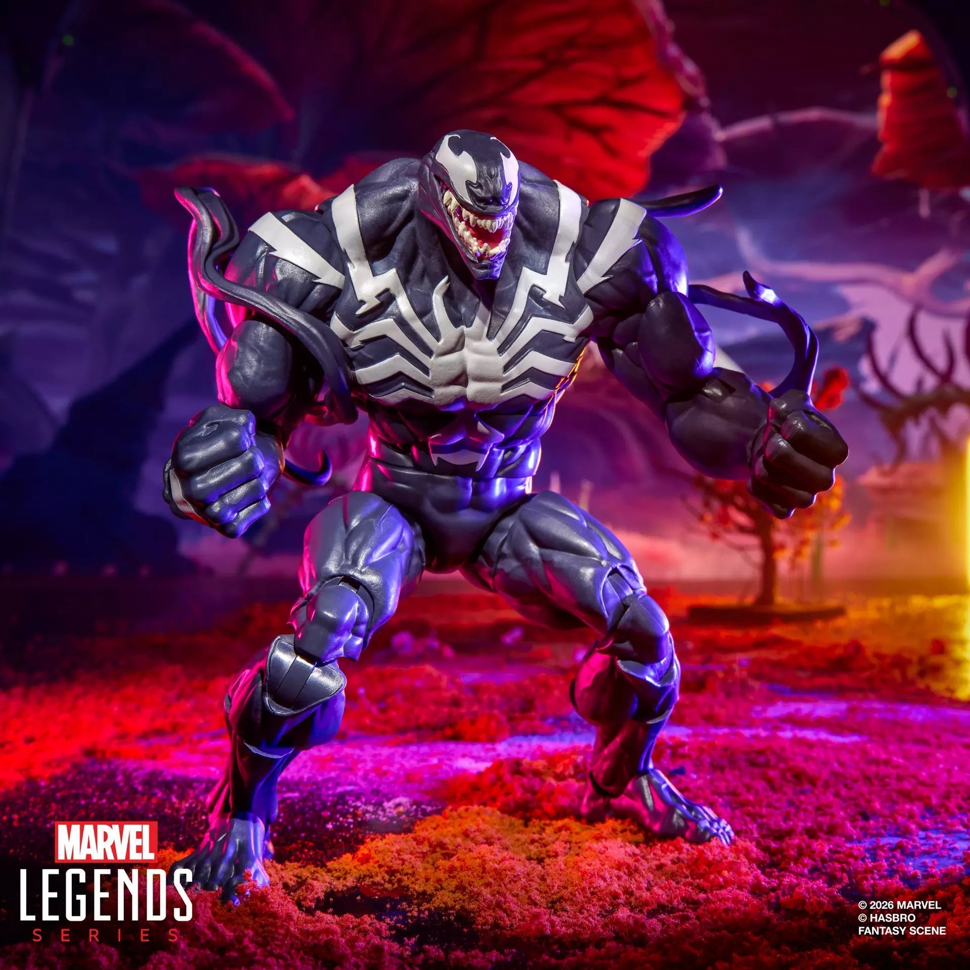 Hasbro Marvel Legends Series Marvel Rivals Venom and Jeff the Land Shark Action Figures
