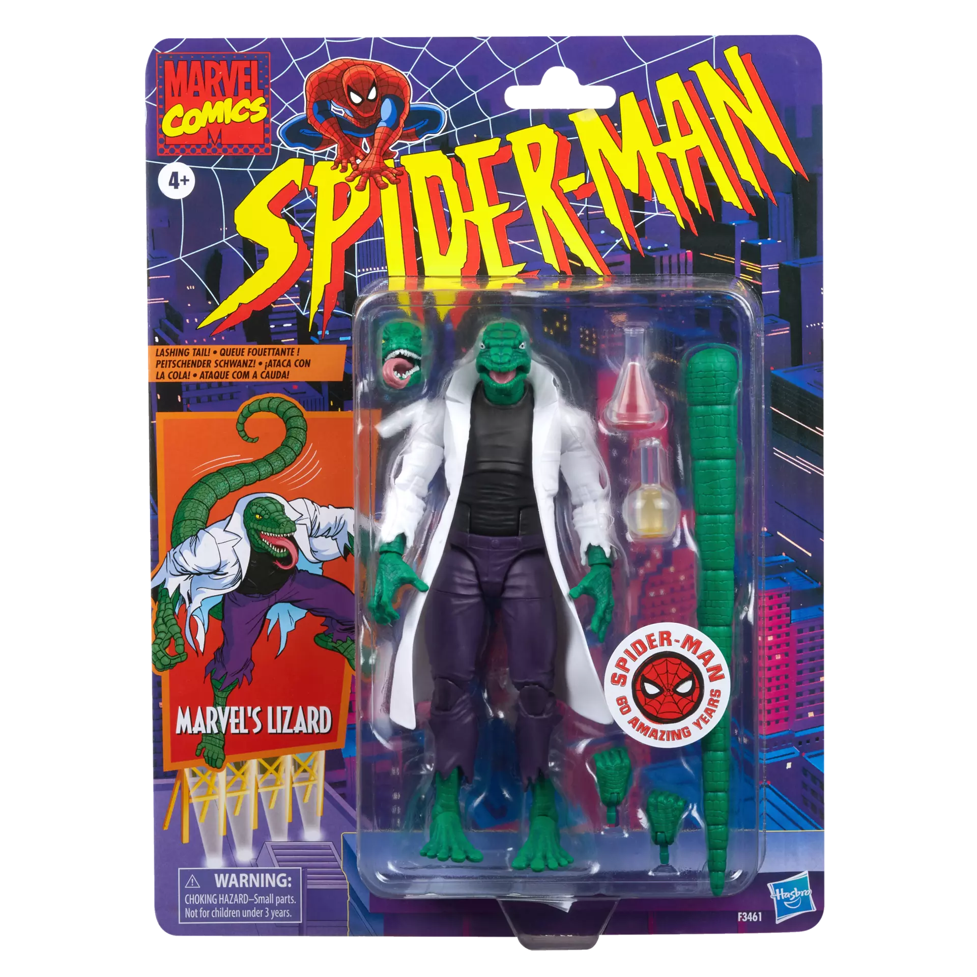 Hasbro Marvel Legends Series Retro Collection Lizard Action Figure
