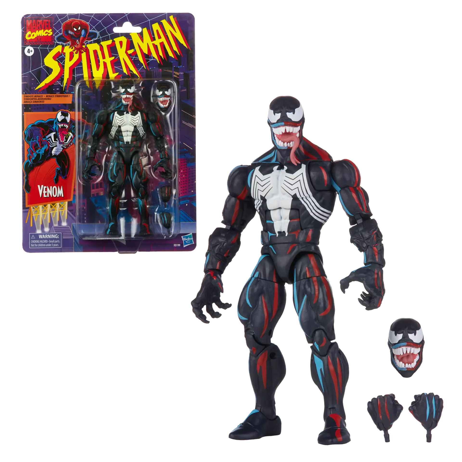 Hasbro Marvel Legends Series Retro Collection Venom Action Figure
