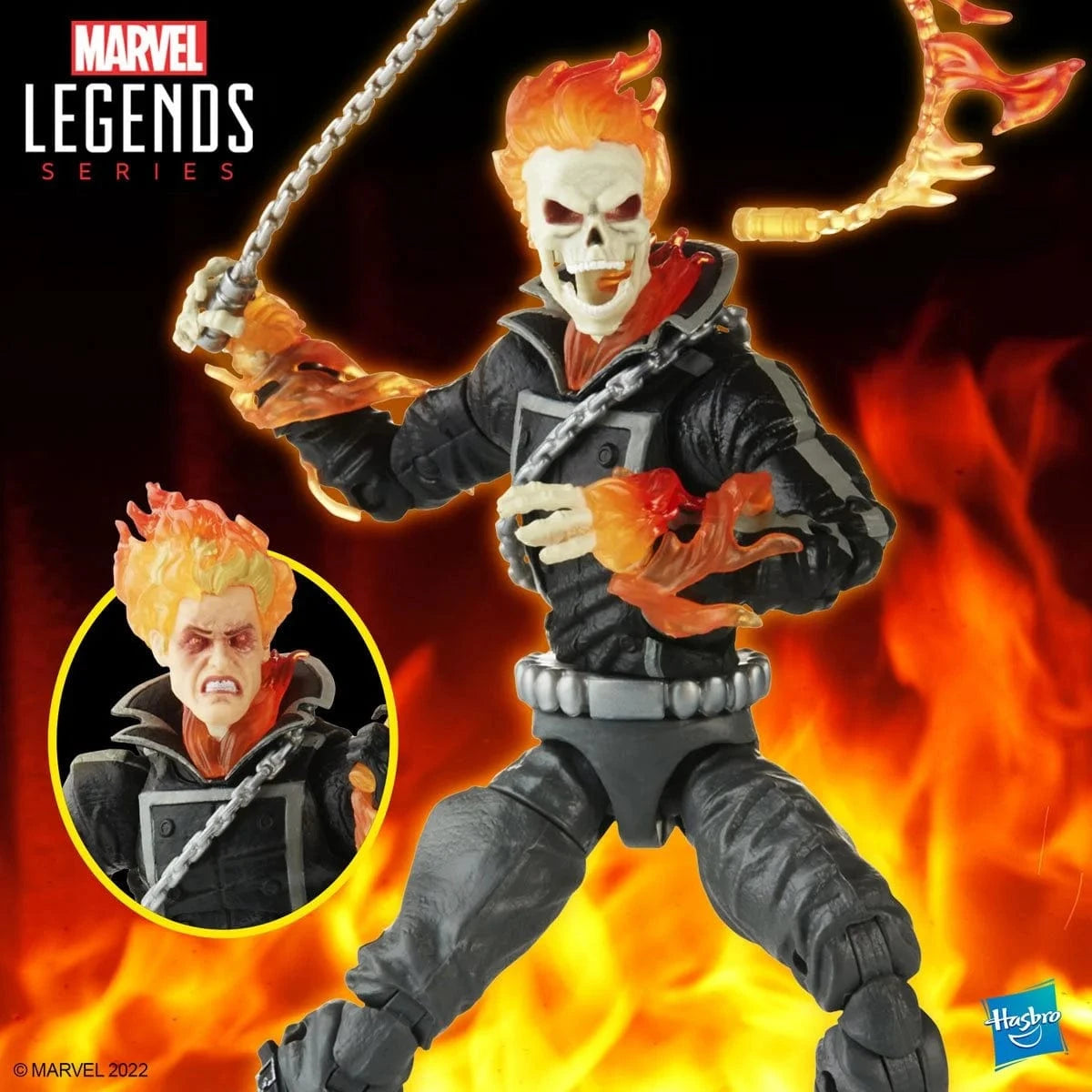 Hasbro Marvel Legends Series Retro Ghost Rider Action Figure