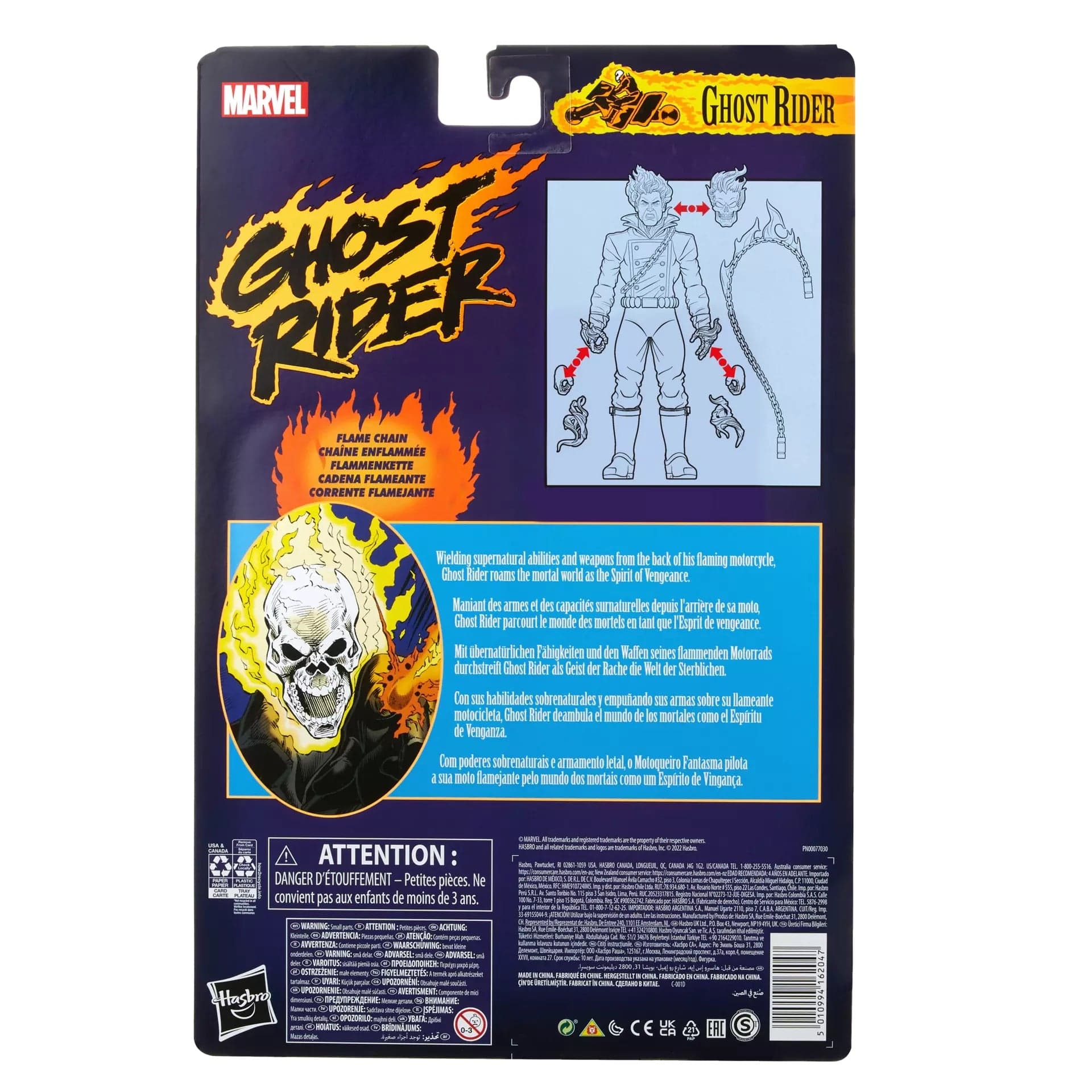 Hasbro Marvel Legends Series Retro Ghost Rider Action Figure
