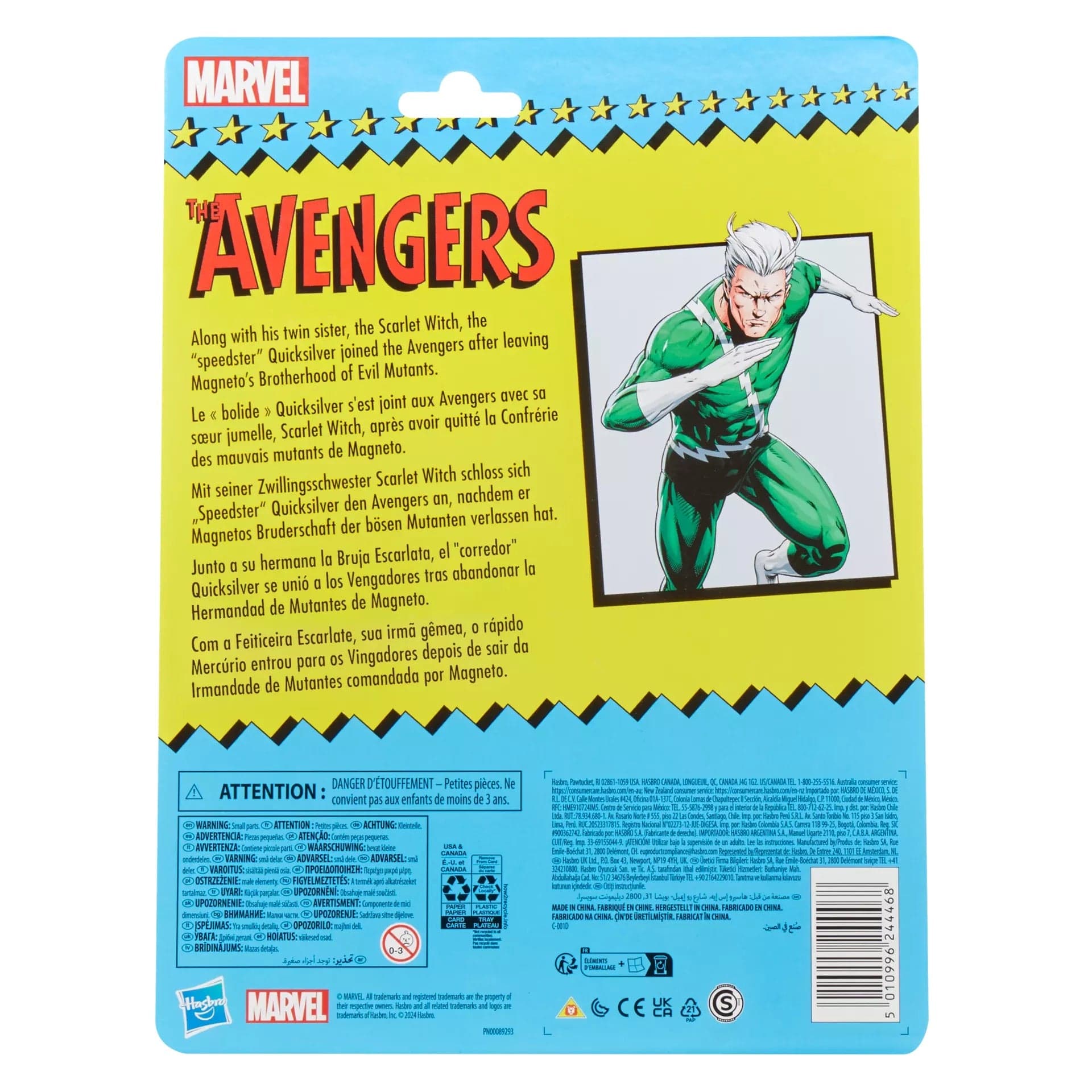 Hasbro Marvel Legends Series Retro Quicksilver Action Figure