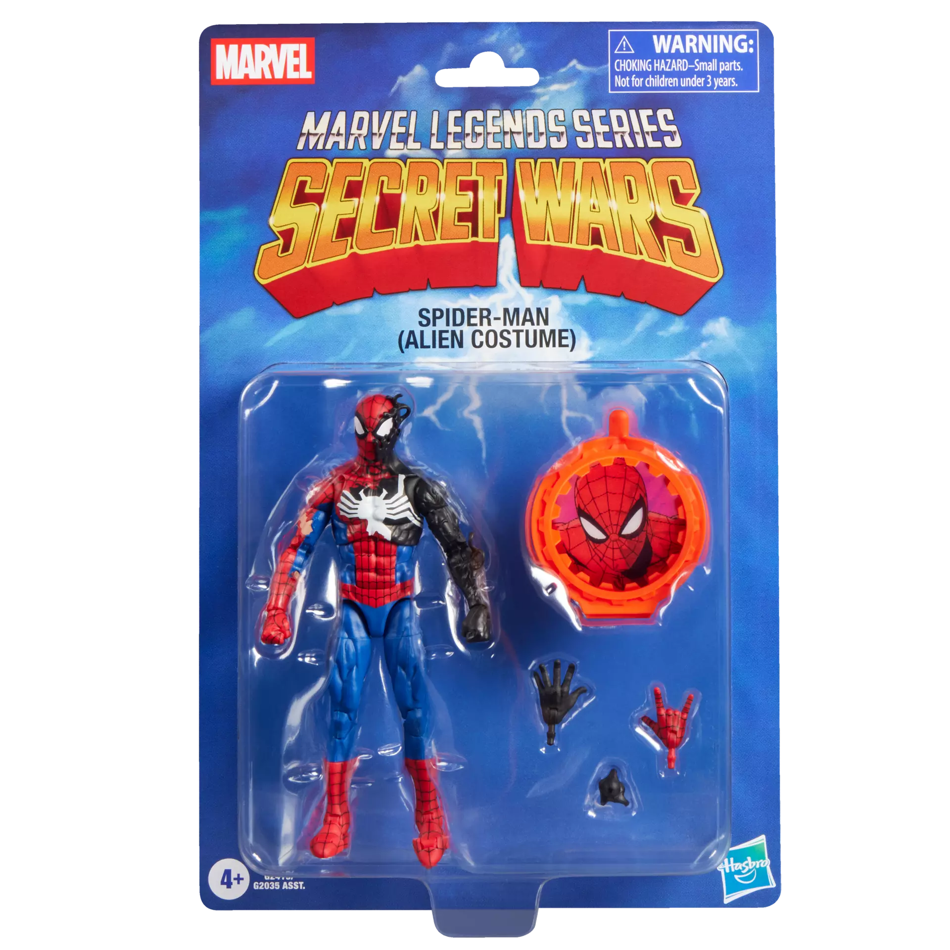 Hasbro Marvel Legends Series Secret Wars Spider-Man (Alien Costume) Action Figure