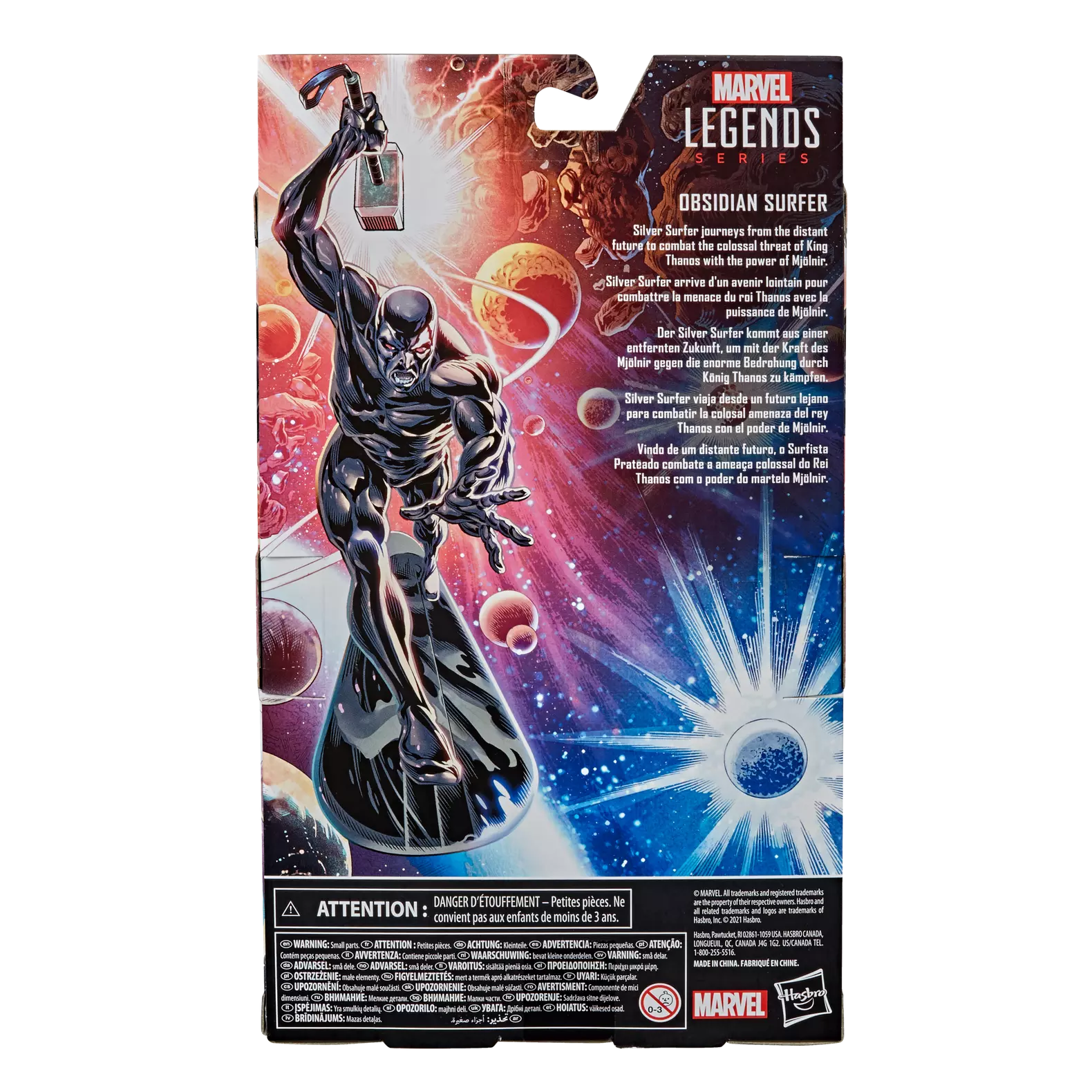 Hasbro Marvel Legends Series Silver Surfer With Mjolnir Action Figure