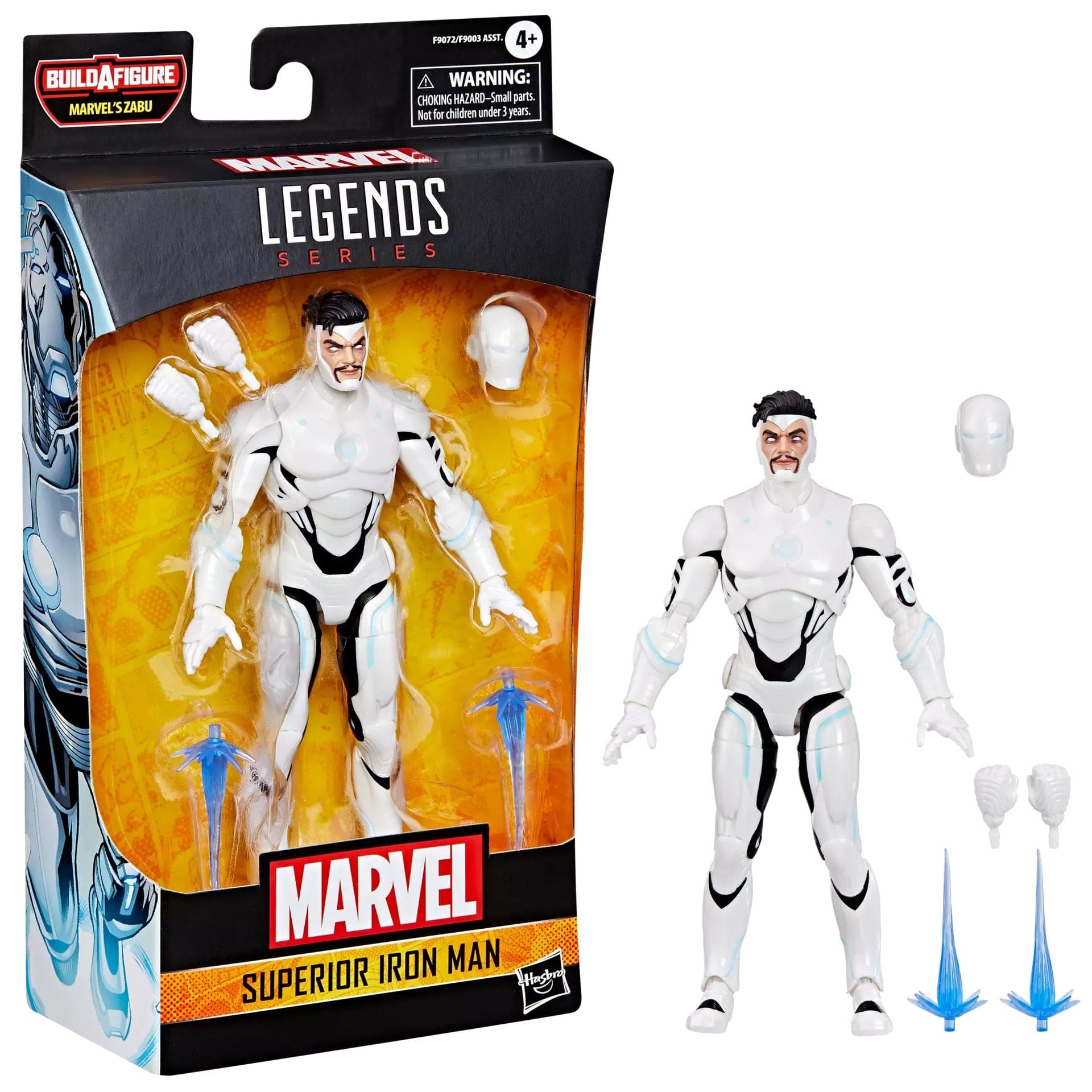 Hasbro Marvel Legends Series Superior Iron Man Action Figure (Zabu Build-A-Figure)