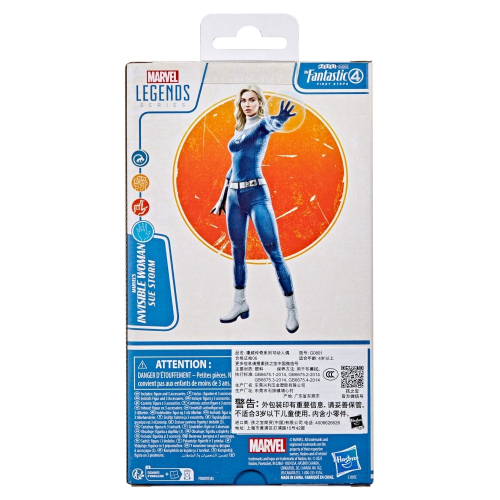 Hasbro Marvel Legends Series The Fantastic Four: First Steps Set of 6 Action Figures