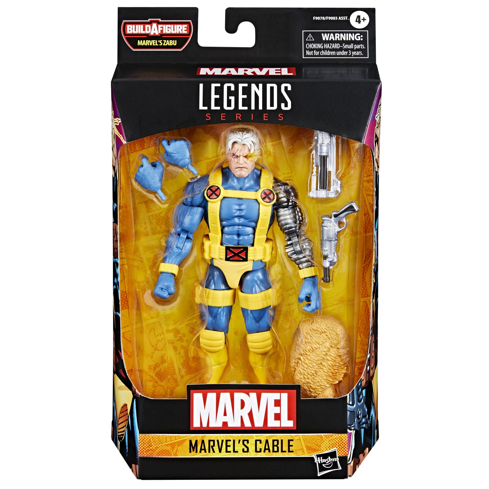 Hasbro Marvel Legends Series X-Men Cable Action Figure (Zabu Build-A-Figure)
