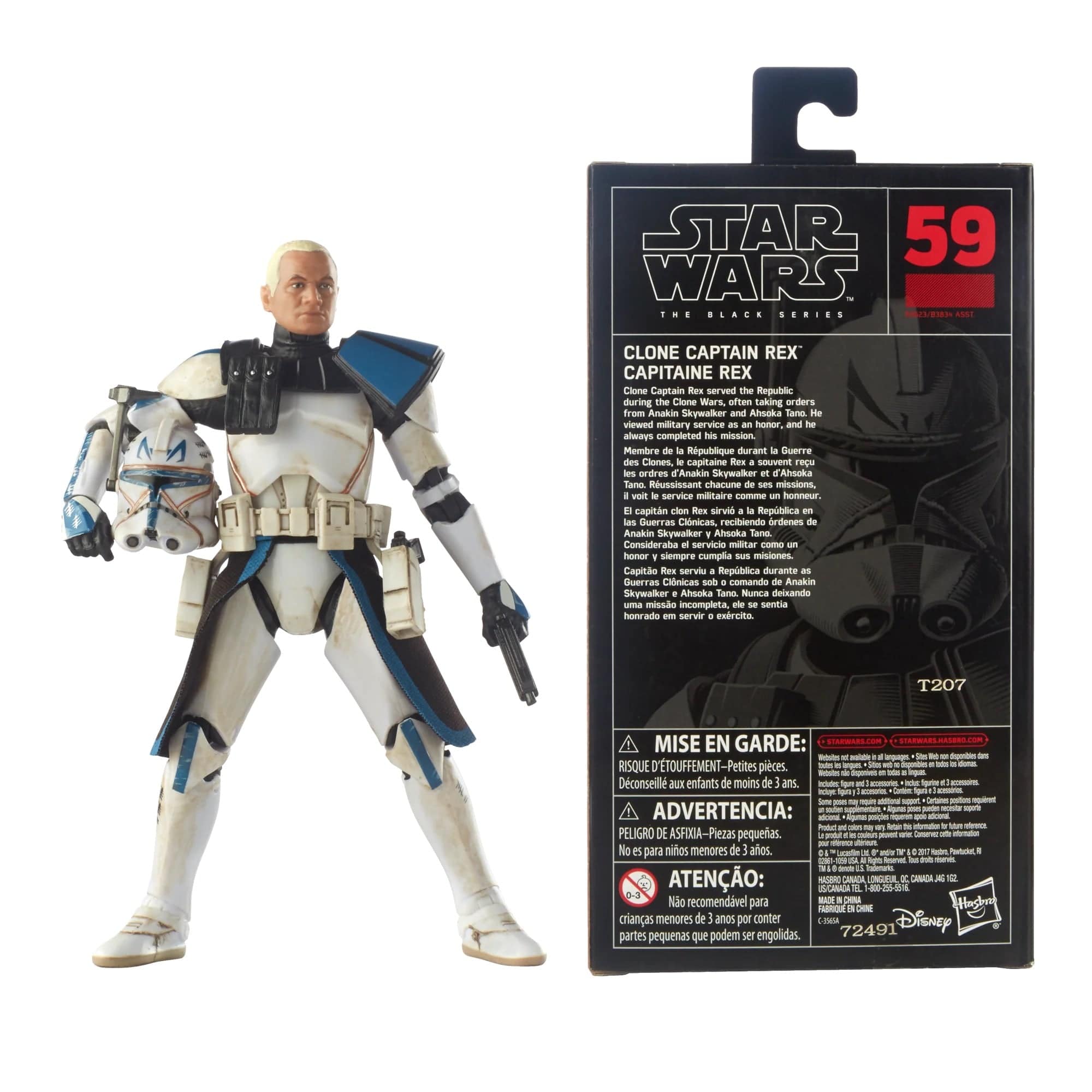 Hasbro Star Wars The Black Series Clone Captain Rex Action Figure