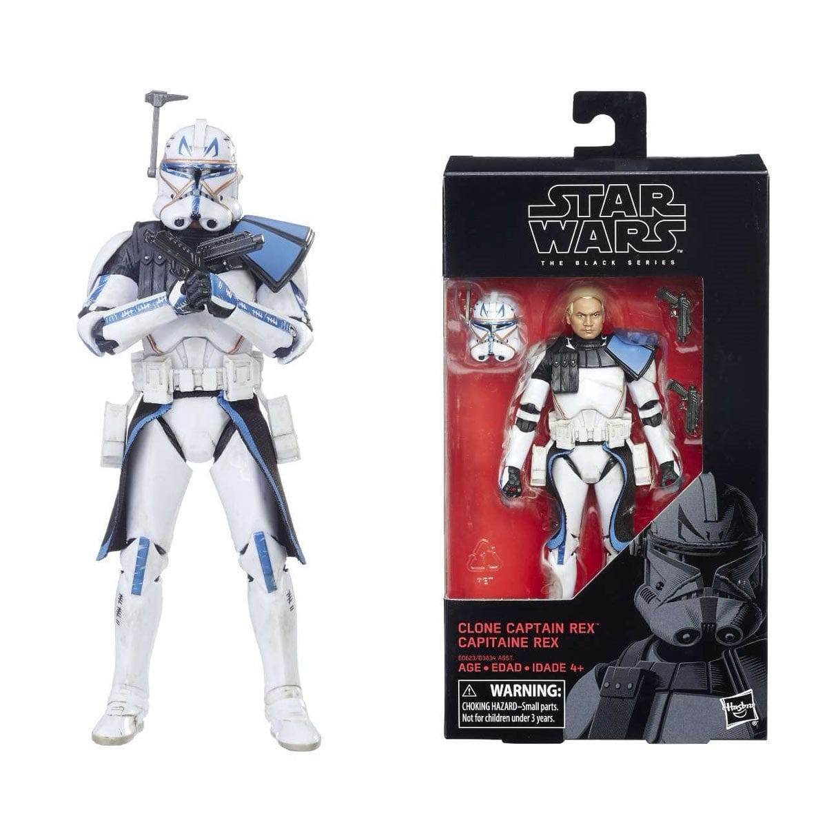 Hasbro Star Wars The Black Series Clone Captain Rex Action Figure