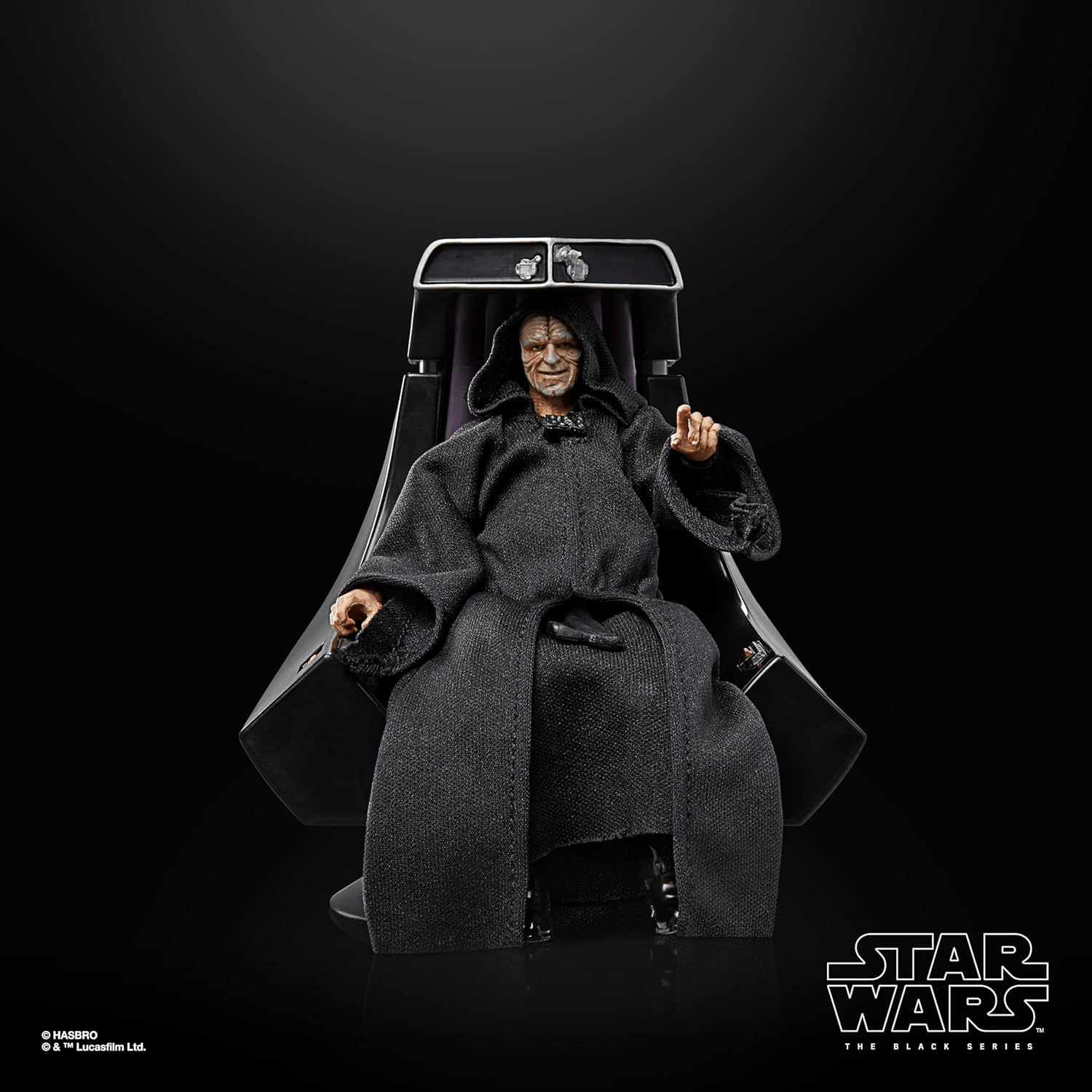 Hasbro Star Wars The Black Series Emperor Palpatine and Throne Deluxe Action Figure