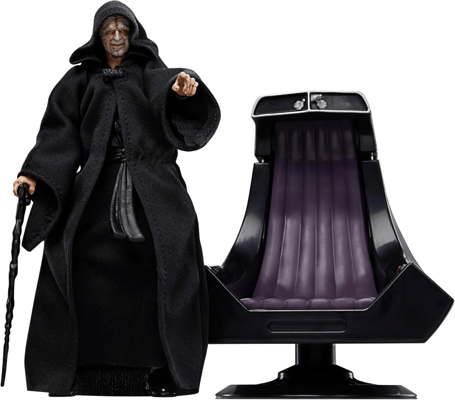 Hasbro Star Wars The Black Series Emperor Palpatine and Throne Deluxe Action Figure