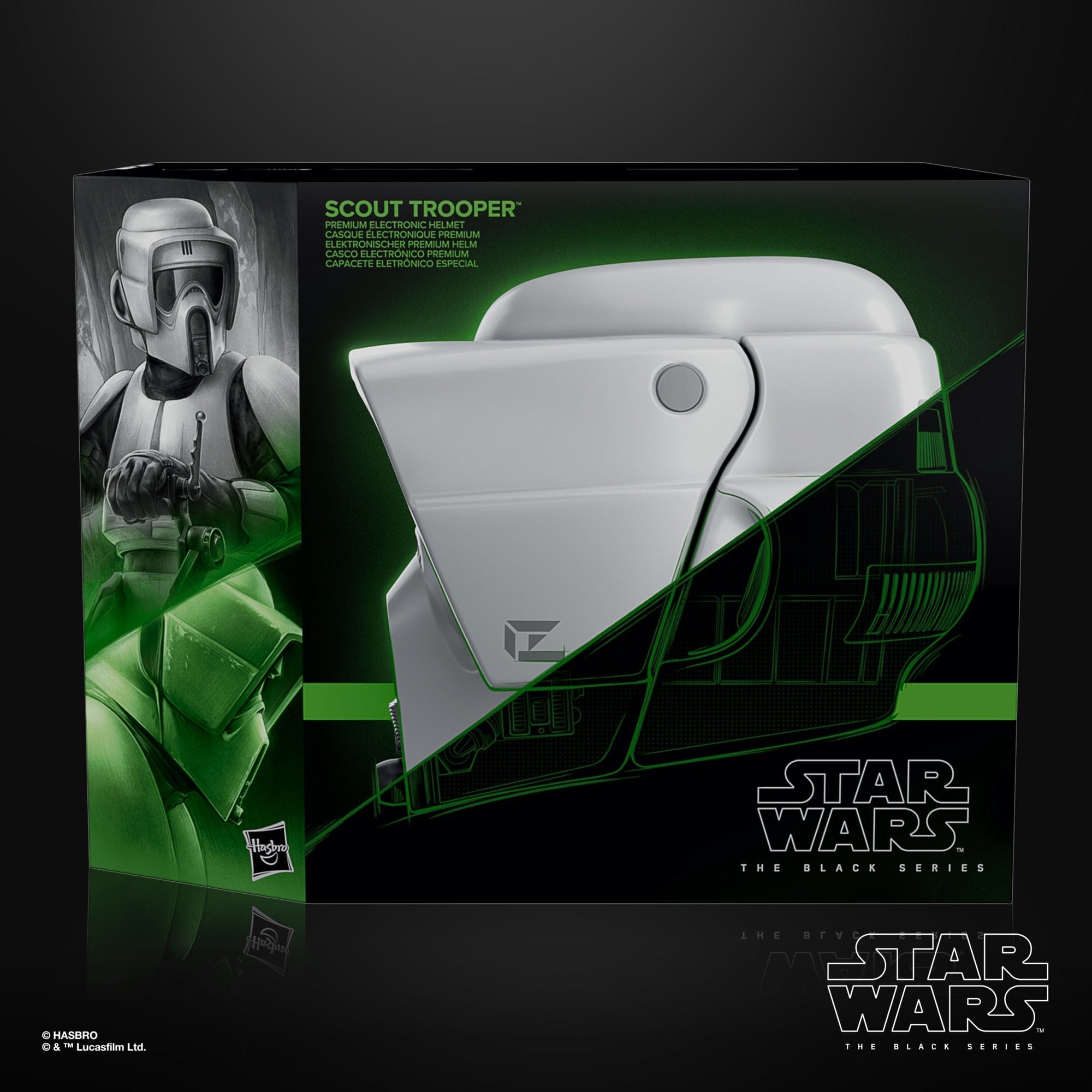 Hasbro Star Wars The Black Series Scout Trooper Premium Roleplay Helmet