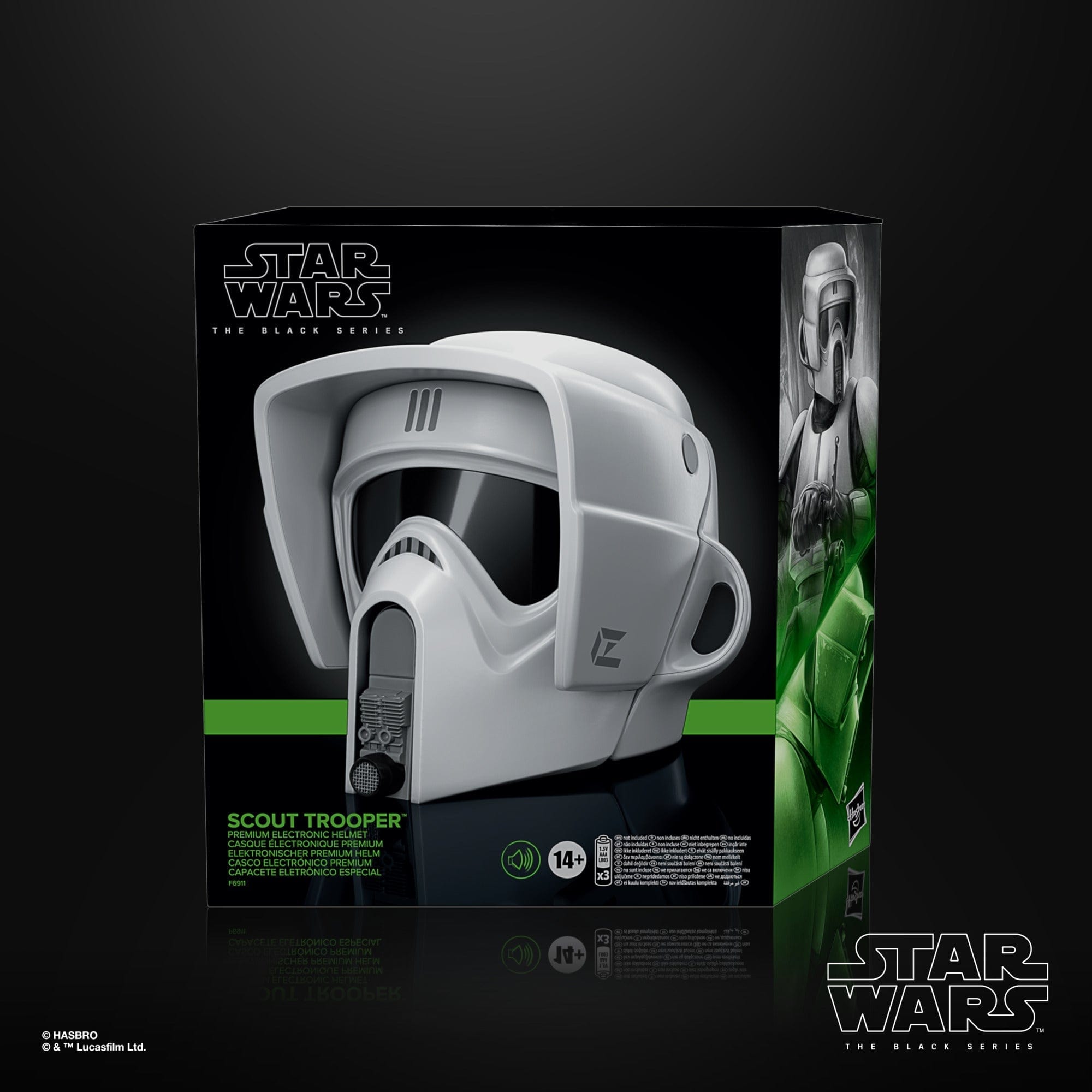 Hasbro Star Wars The Black Series Scout Trooper Premium Roleplay Helmet