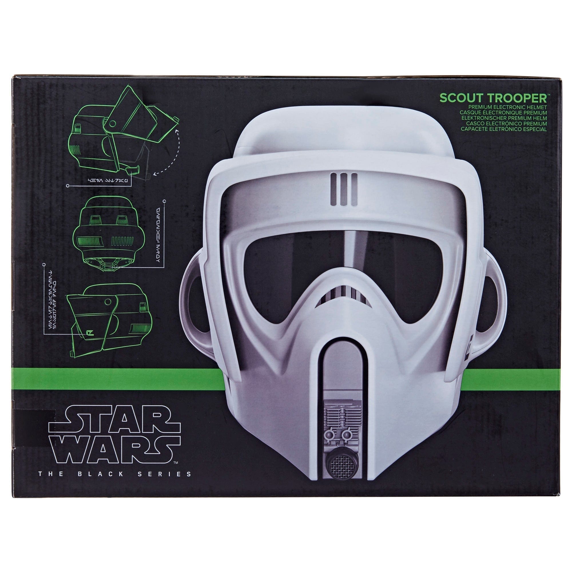 Hasbro Star Wars The Black Series Scout Trooper Premium Roleplay Helmet