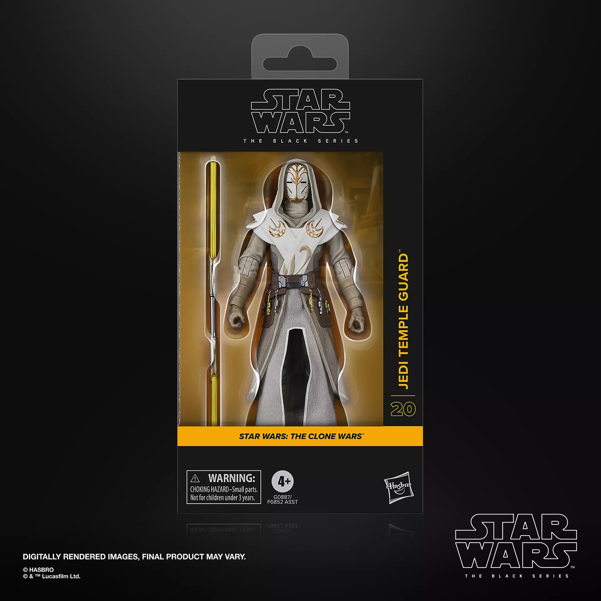 Hasbro Star Wars The Black Series Star Wars: The Clone Wars Jedi Temple Guard Action Figure