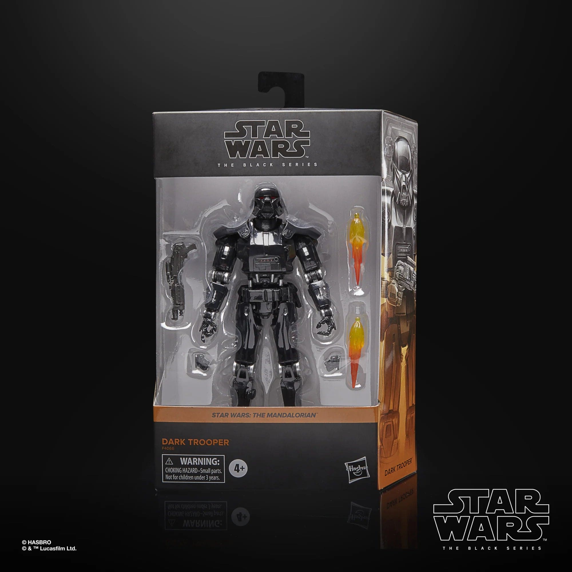 Hasbro Star Wars The Black Series The Mandalorian Dark Trooper Deluxe Action Figure