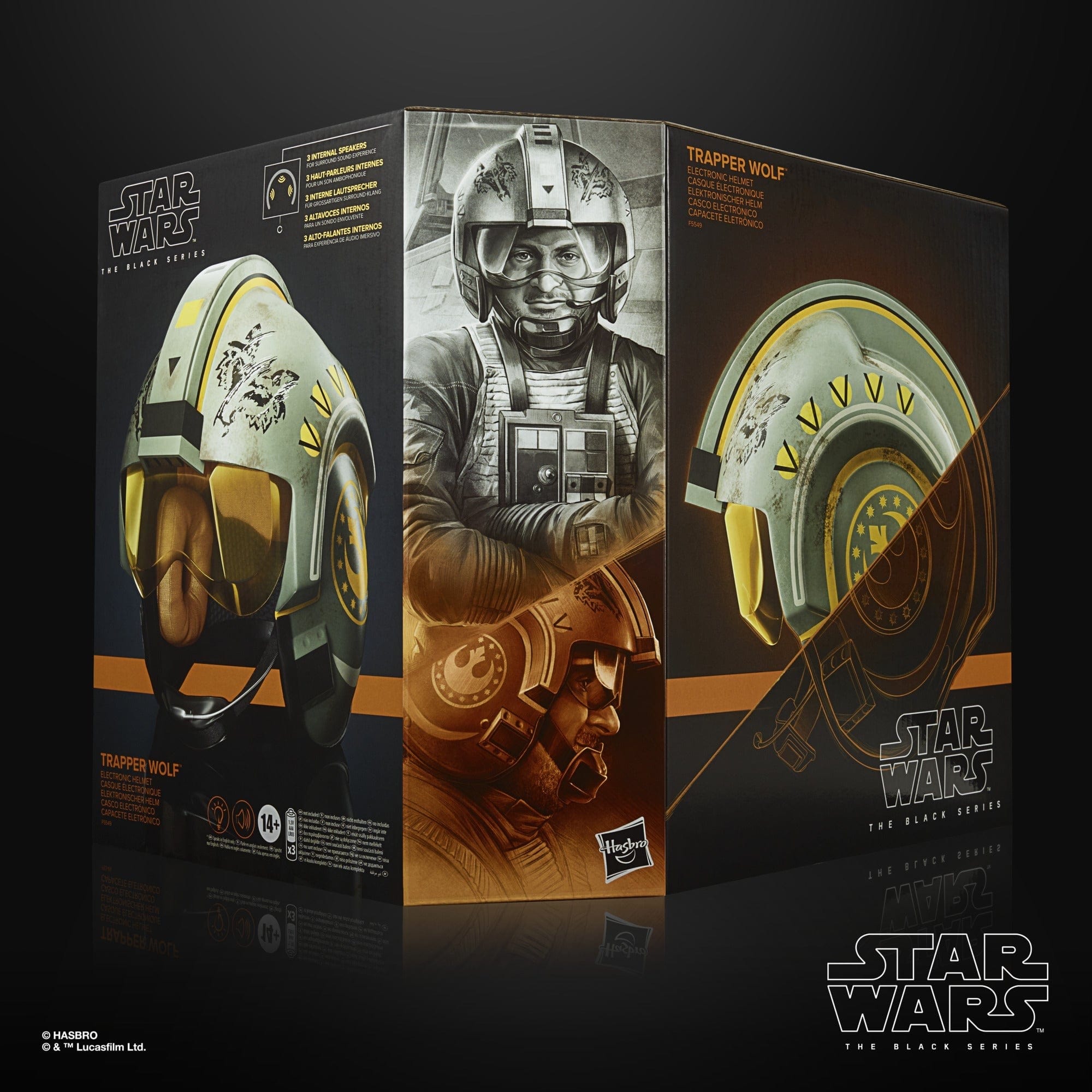 Hasbro Star Wars The Black Series Trapper Wolf Premium Roleplay Helmet