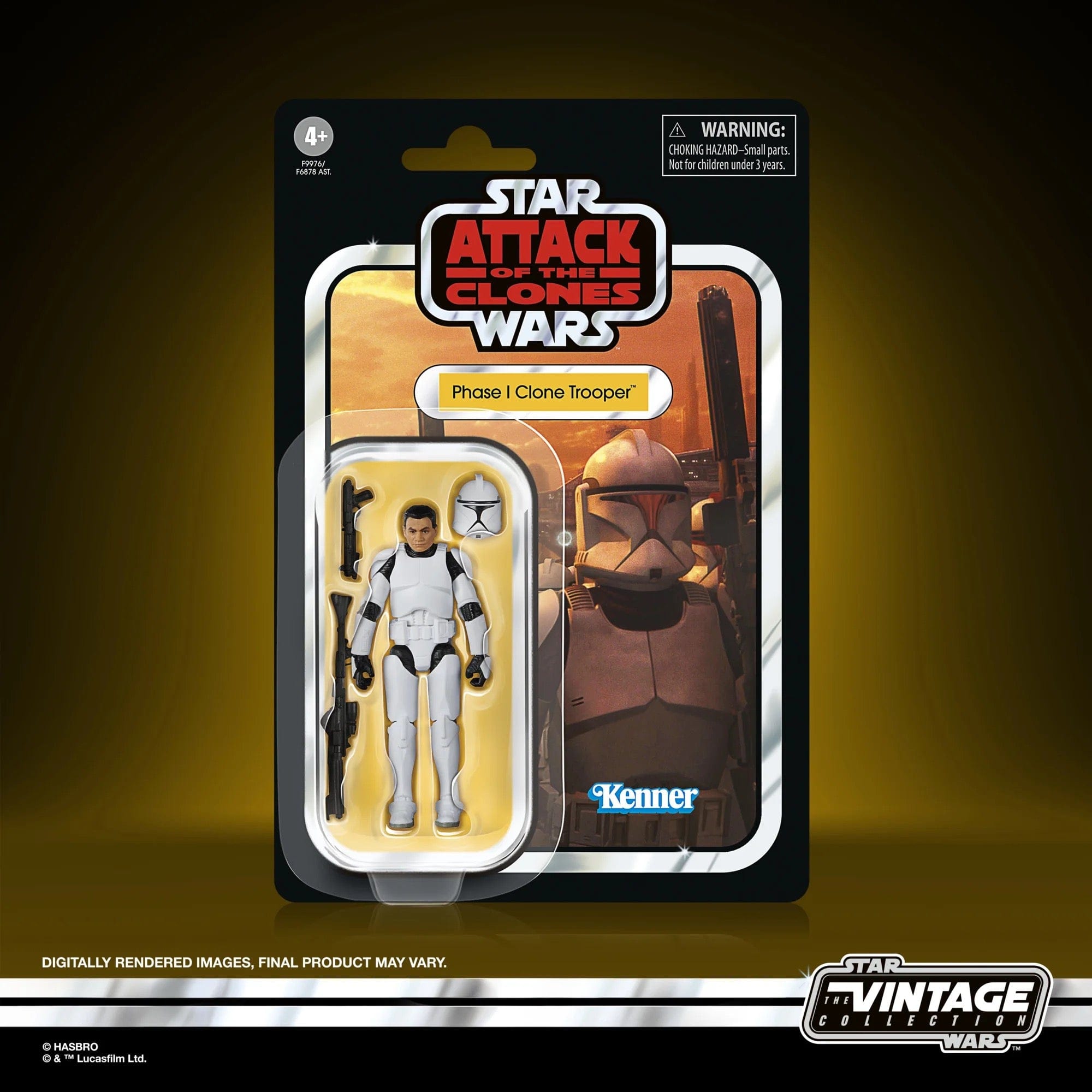 Hasbro Star Wars The Vintage Collection Phase I Clone Trooper Action Figure