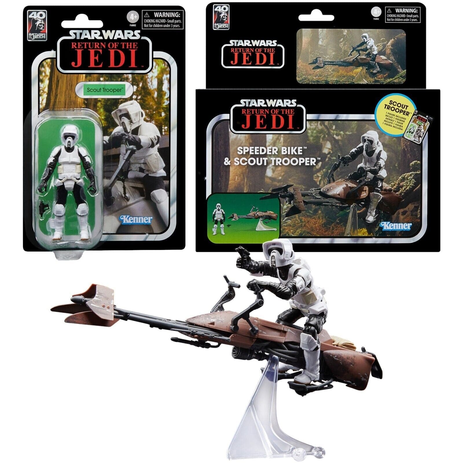 Hasbro Star Wars The Vintage Collection Return of the Jedi Speeder Bike & Scout Trooper Set