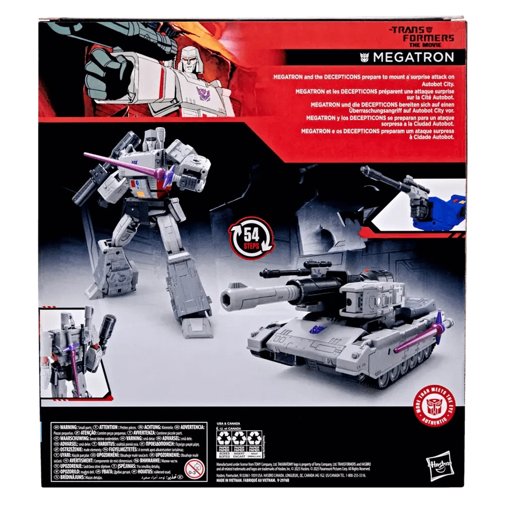 Hasbro Transformers Studio Series Leader Class The Transformers: The Movie Megatron Action Figure
