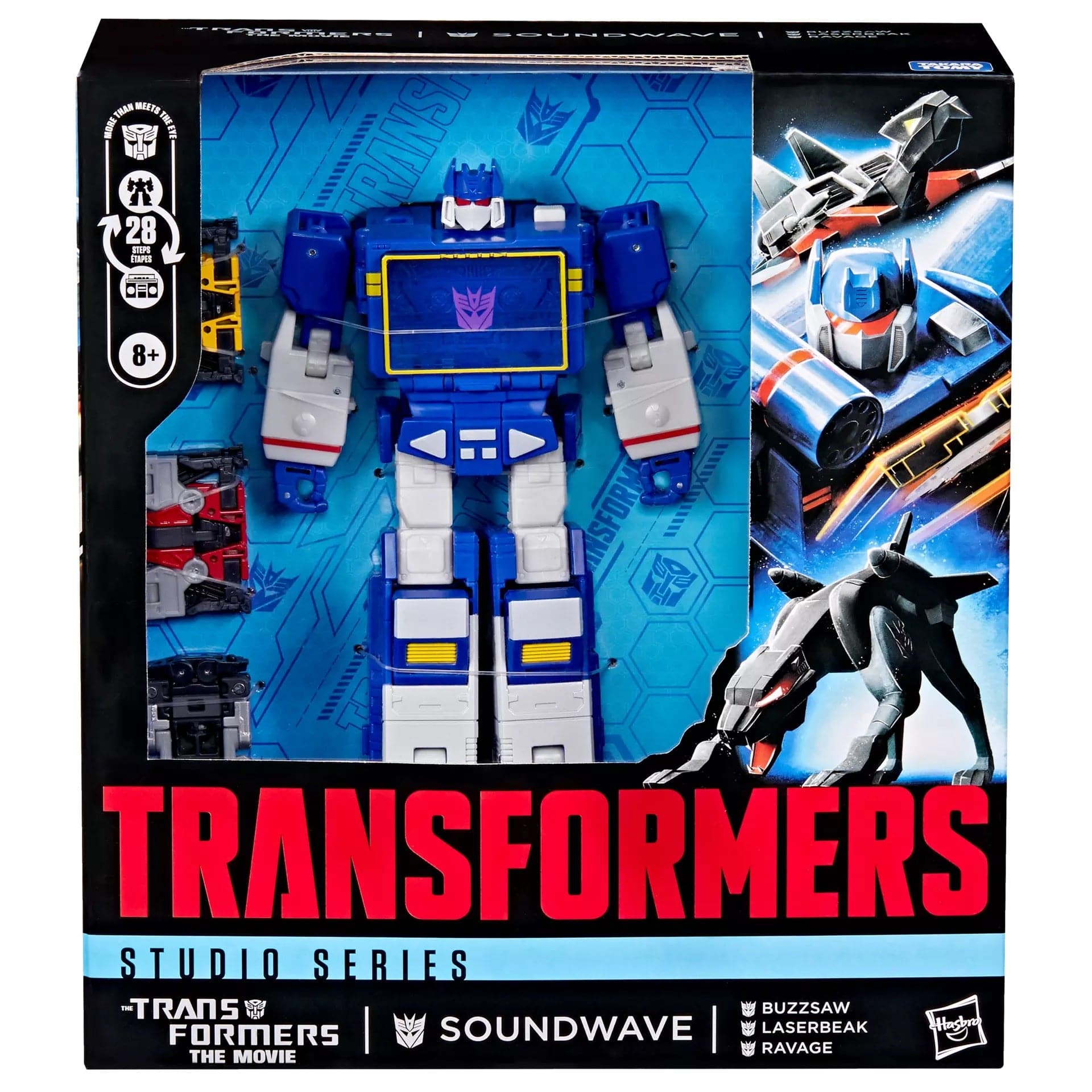 Hasbro Transformers Studio Series Leader Class The Transformers: The Movie Soundwave Action Figure