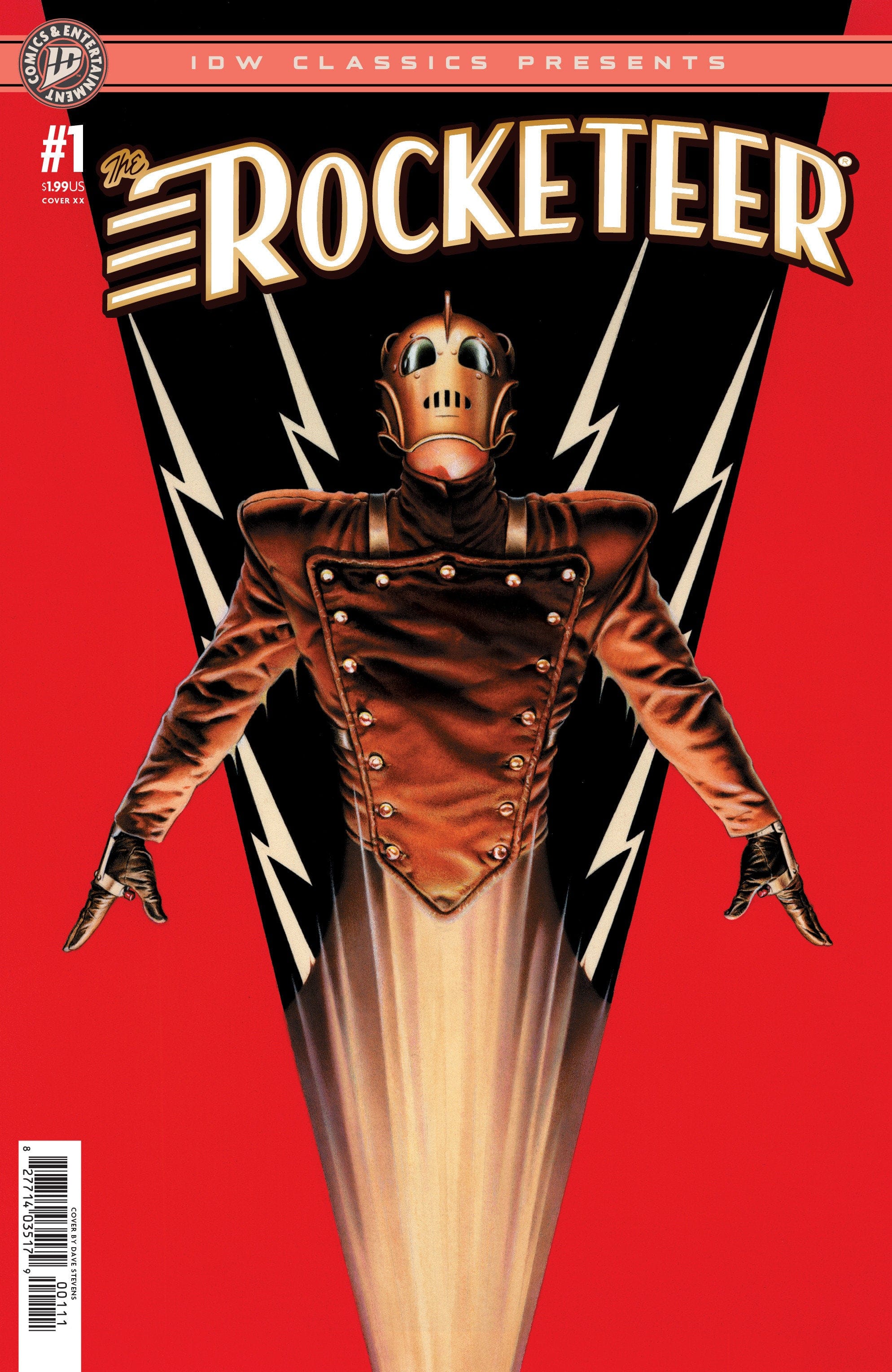 IDW Publishing The Rocketeer #1: IDW Classics Cover A Dave Stevens