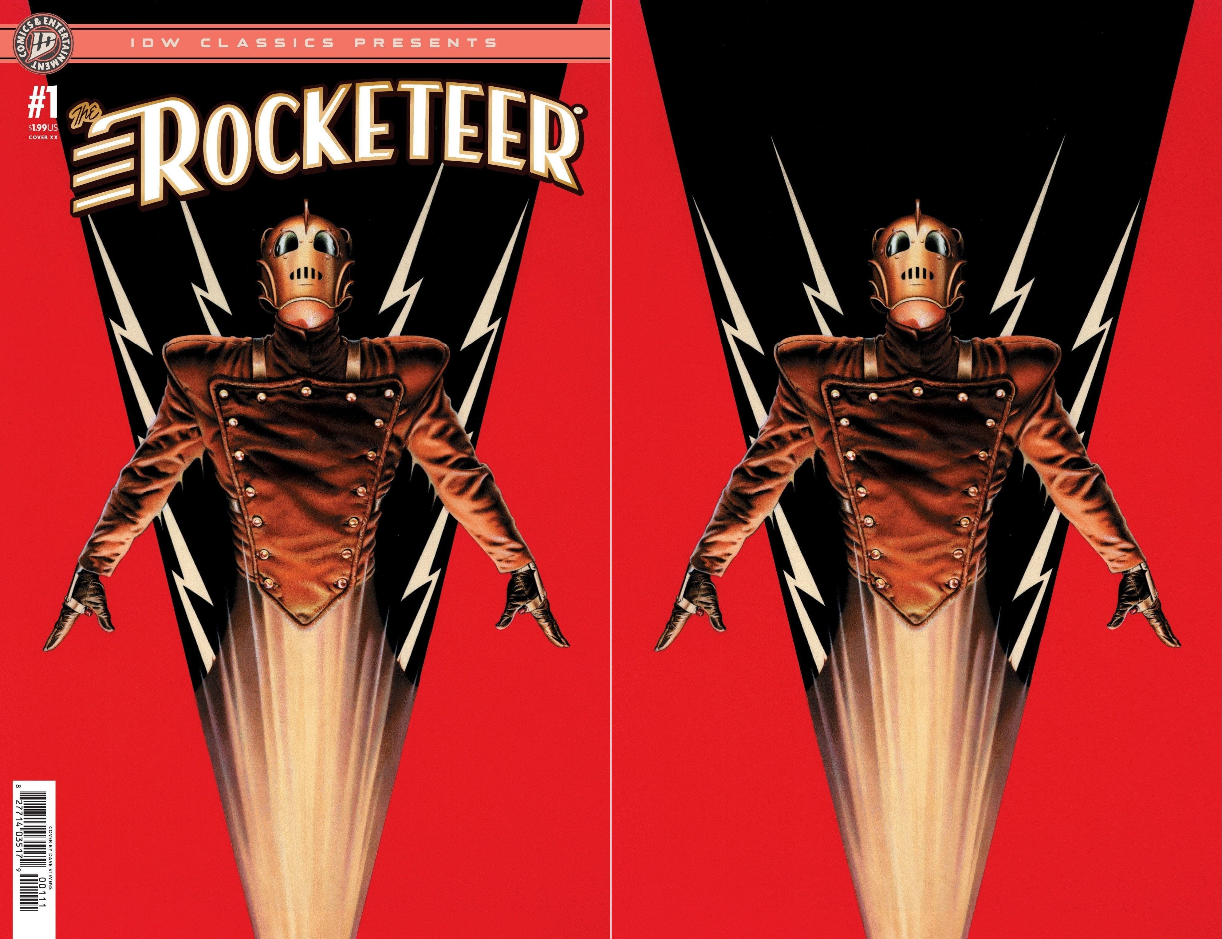 IDW Publishing The Rocketeer #1: IDW Classics Cover A Dave Stevens & Variant B Foil Dave Stevens Full Art Set