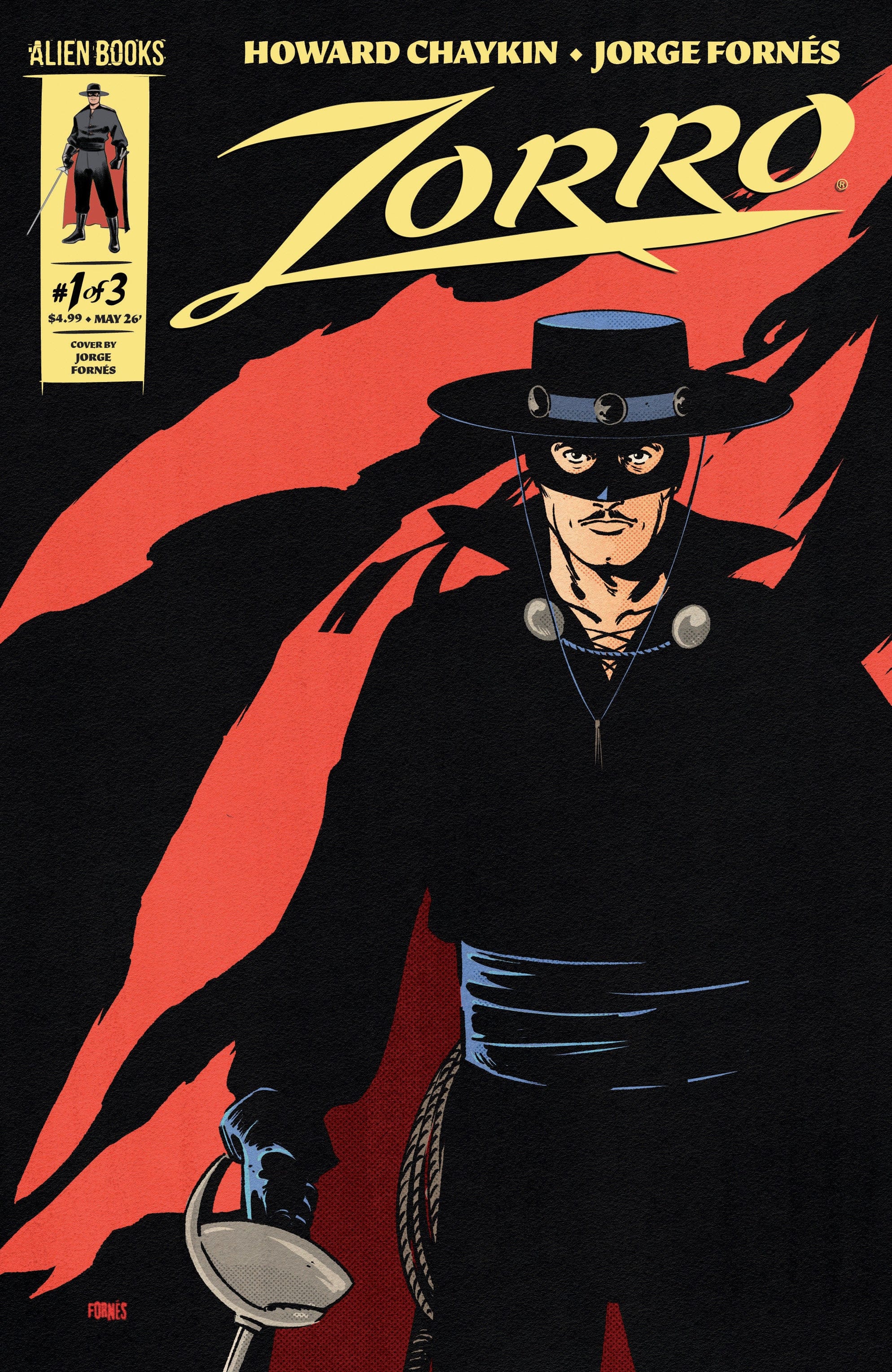 IDW Publishing Zorro #1 Cover A Jorge Fornés