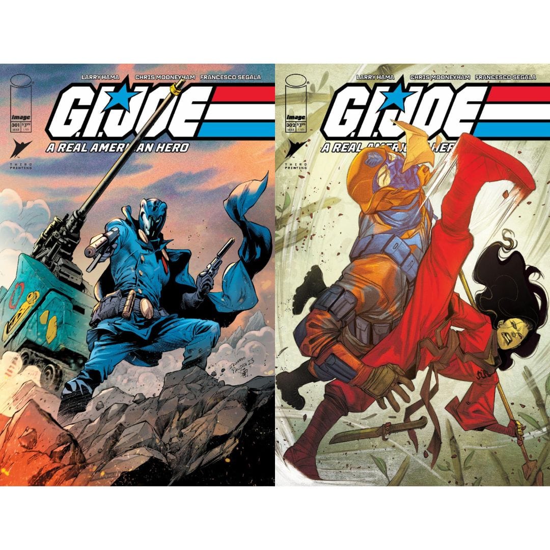 Image Comics G.I. Joe: A Real American Hero #301 #302 Third Printing Set