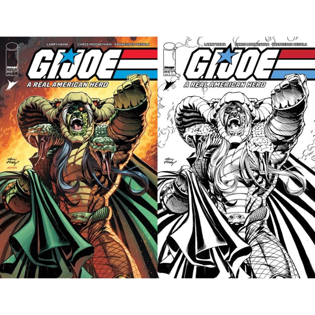 Image Comics G.I. Joe: A Real American Hero #303 Cover A B Set