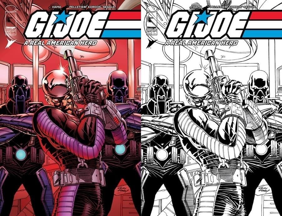 Image Comics G.I. Joe: A Real American Hero #317 Cover A B Set