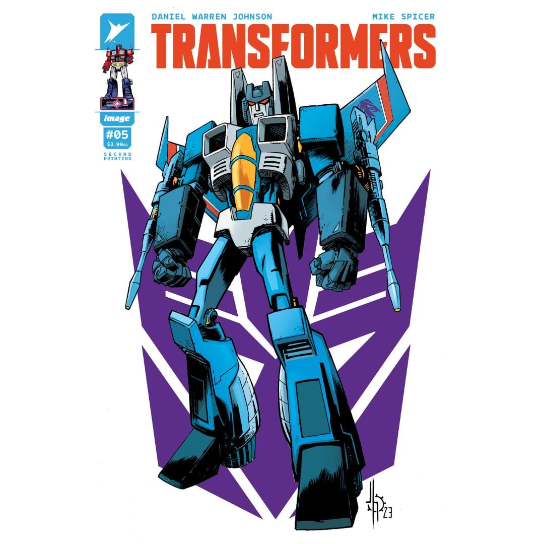 Image Comics Transformers #5 Second Printing Cover A B Set