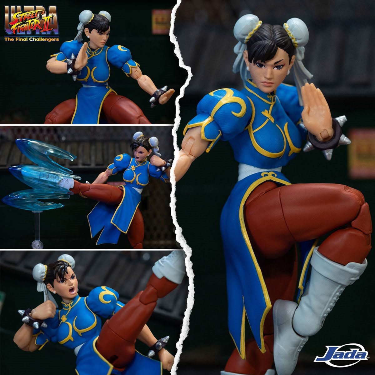 Jada Toys Ultra Street Fighter II: The Final Challengers Chun-Li Action Figure