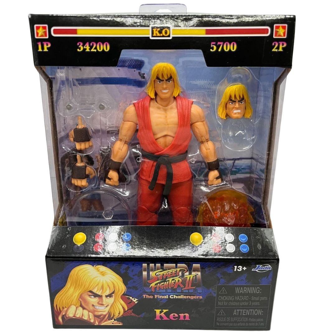 Jada Toys Ultra Street Fighter II: The Final Challengers Ken Action Figure
