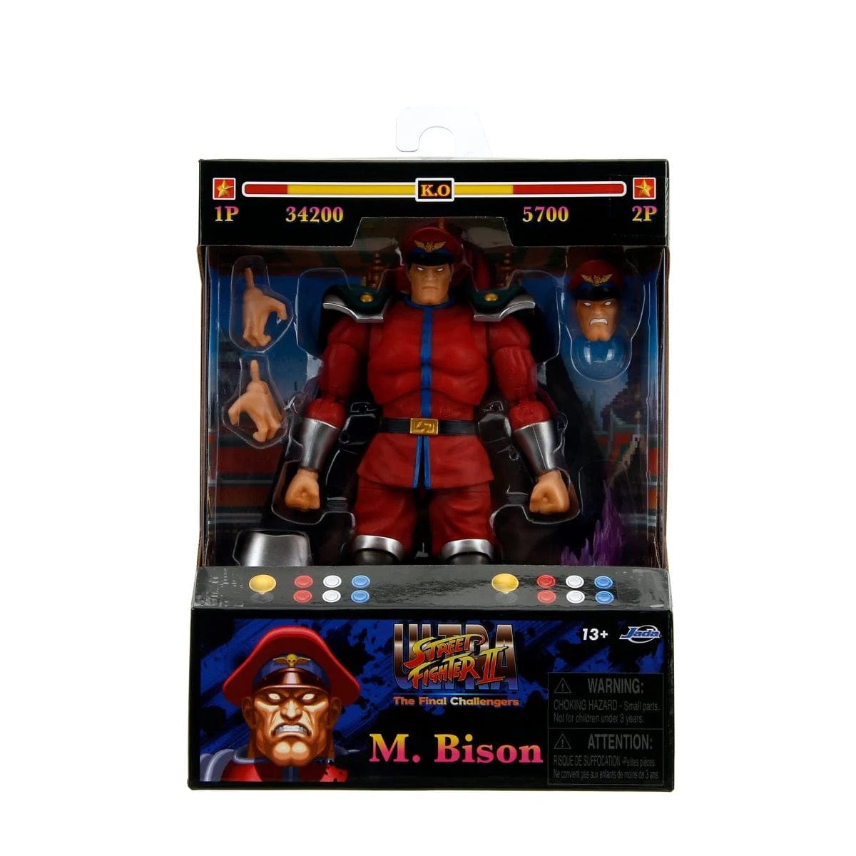 Jada Toys Ultra Street Fighter II: The Final Challengers M. Bison Action Figure