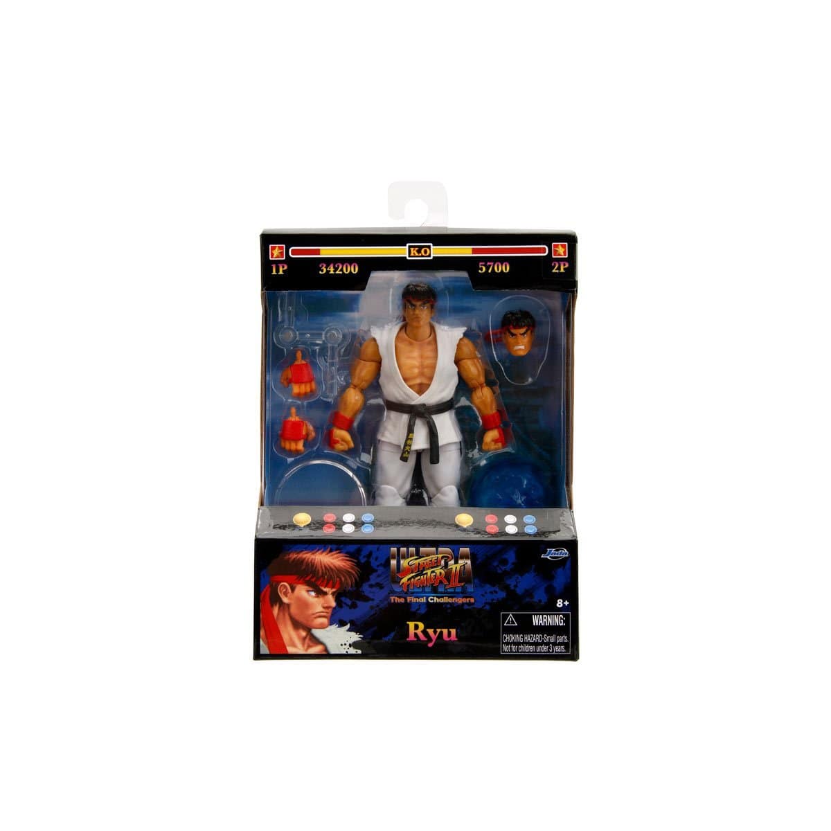 Jada Toys Ultra Street Fighter II: The Final Challengers Ryu Action Figure