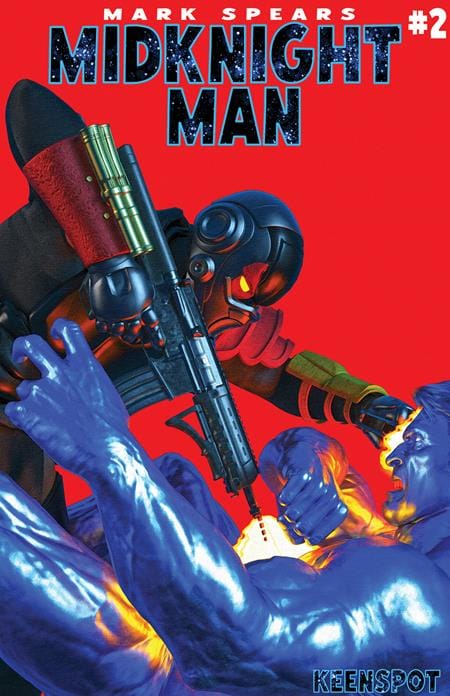 Keenspot Entertainment Mark Spears MidKnight Man #2 Cover B Mark Spears Stay Down Variant