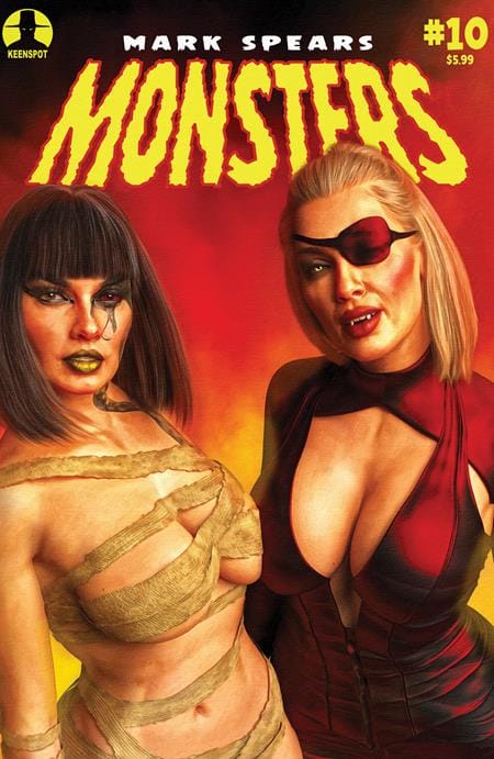 Keenspot Entertainment Mark Spears Monsters #10 Cover D Mark Spears Blood & Beauty Variant