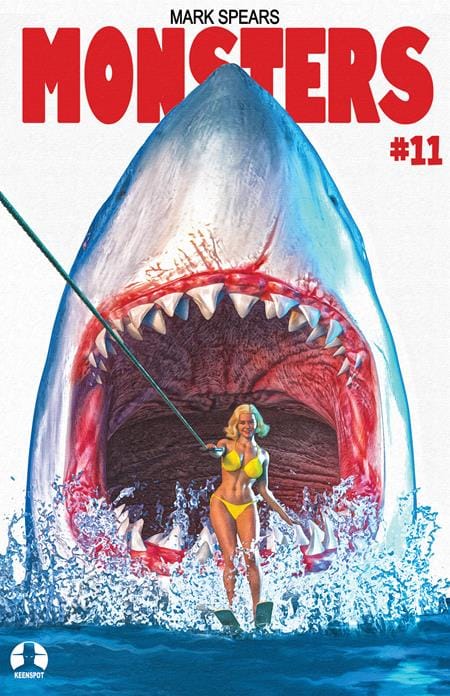 Keenspot Entertainment Mark Spears Monsters #11 Cover C Mark Spears Shark Week Jaws 2 Homage Variant