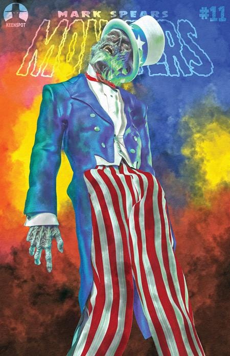 Keenspot Entertainment Mark Spears Monsters #11 Cover D Mark Spears Red White & Dead Variant