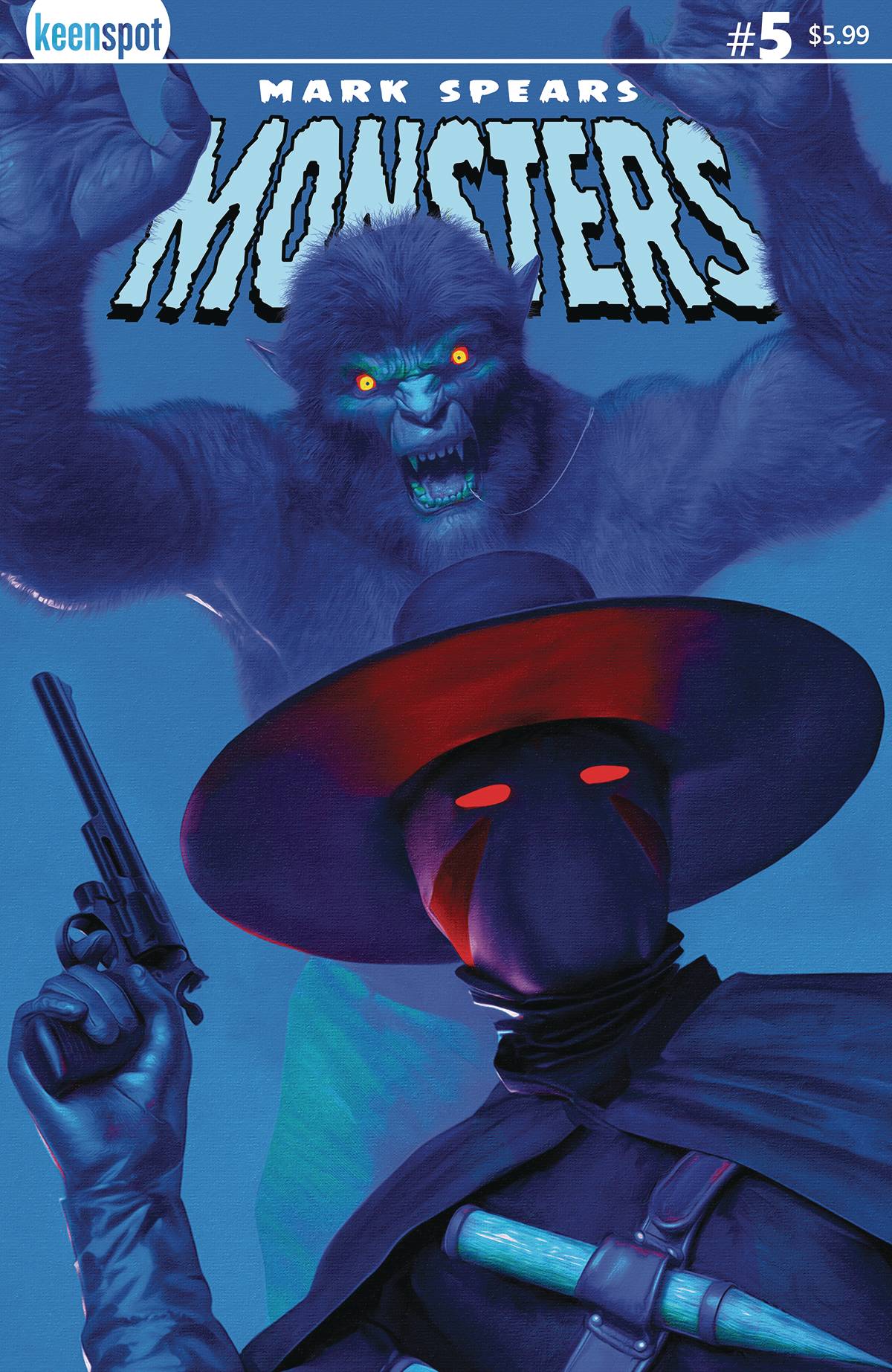 KEENSPOT ENTERTAINMENT Mark Spears Monsters #5 Cover A The Fight