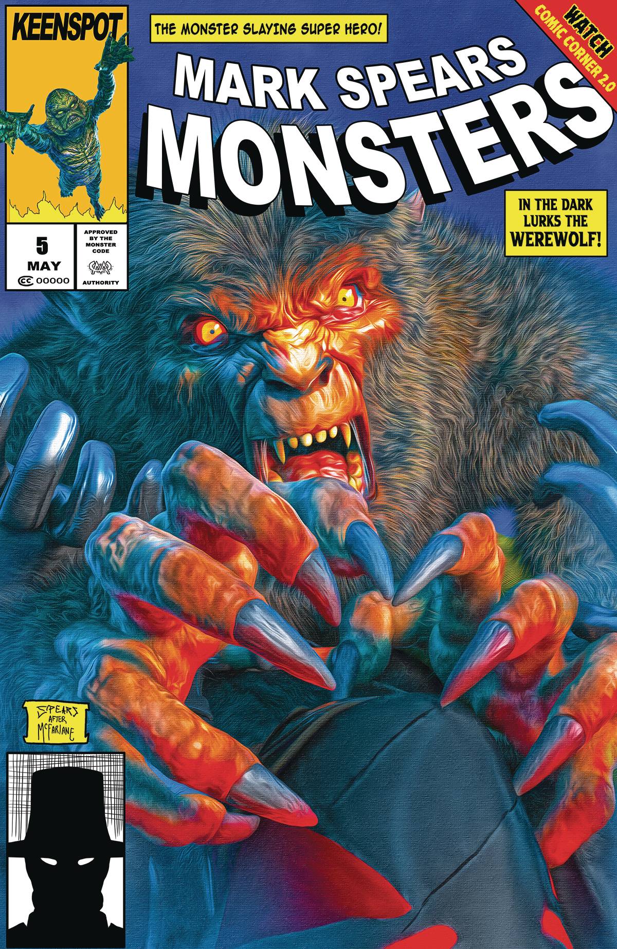KEENSPOT ENTERTAINMENT Mark Spears Monsters #5 Cover C ASM #313 Homage